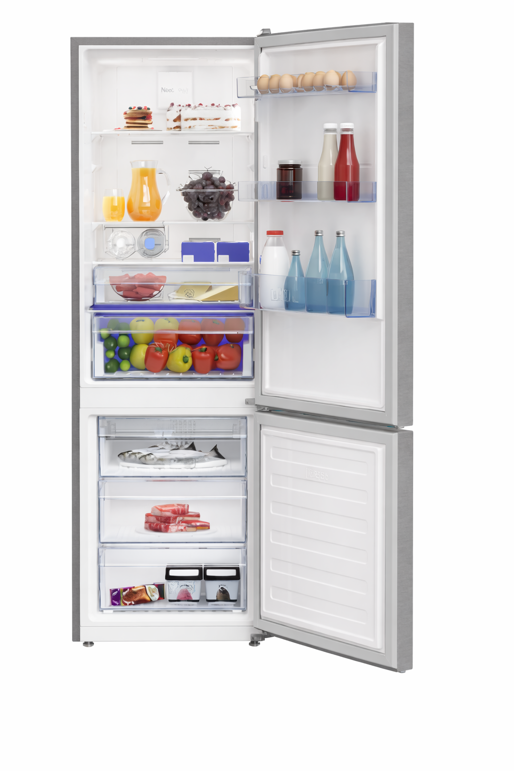 NEW - Beko 24" Counter-Depth Bottom Freezer Refrigerator - BFBF2414SS