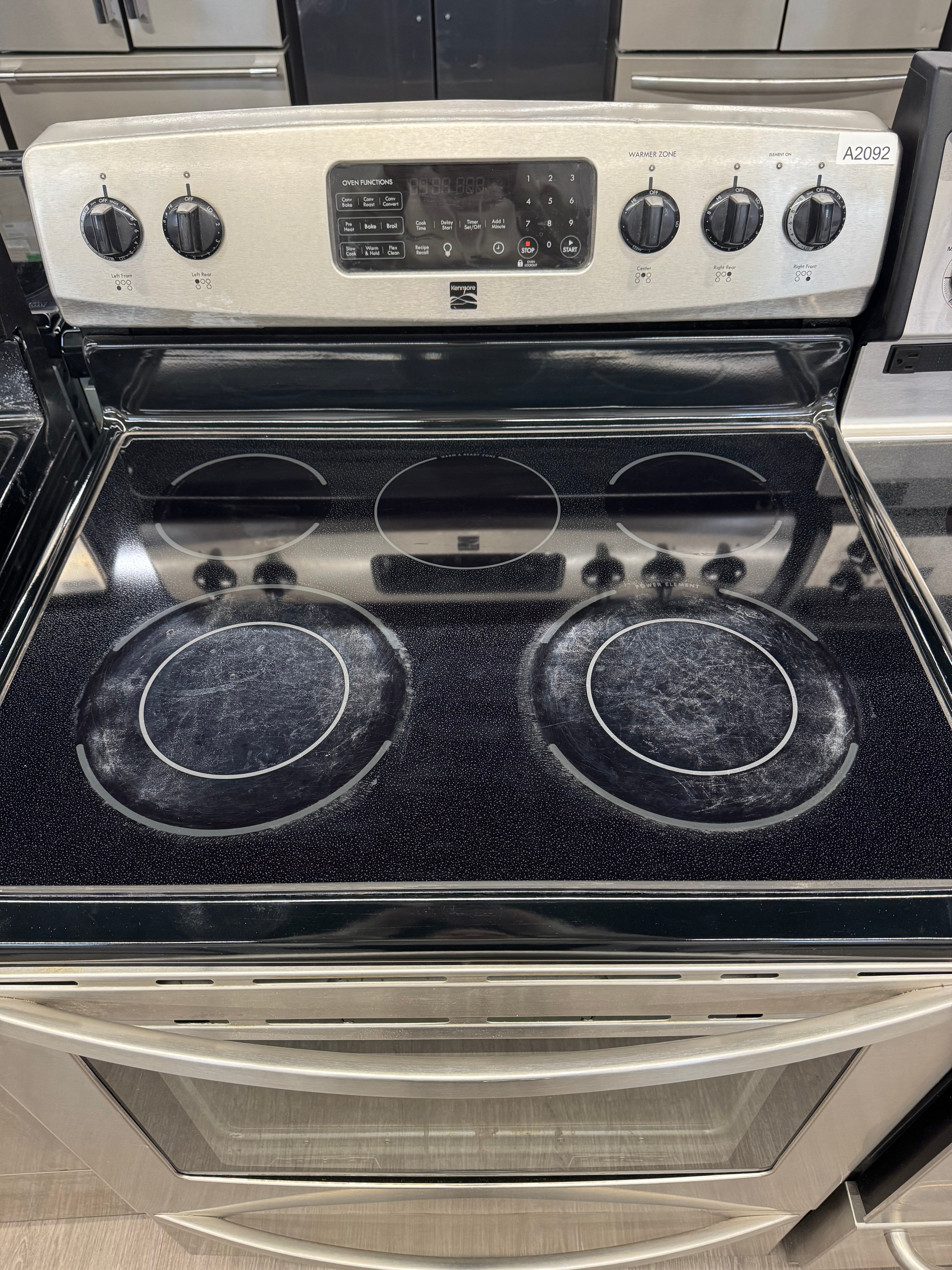 Kenmore 30” Freestanding Glass Top Range - C648430