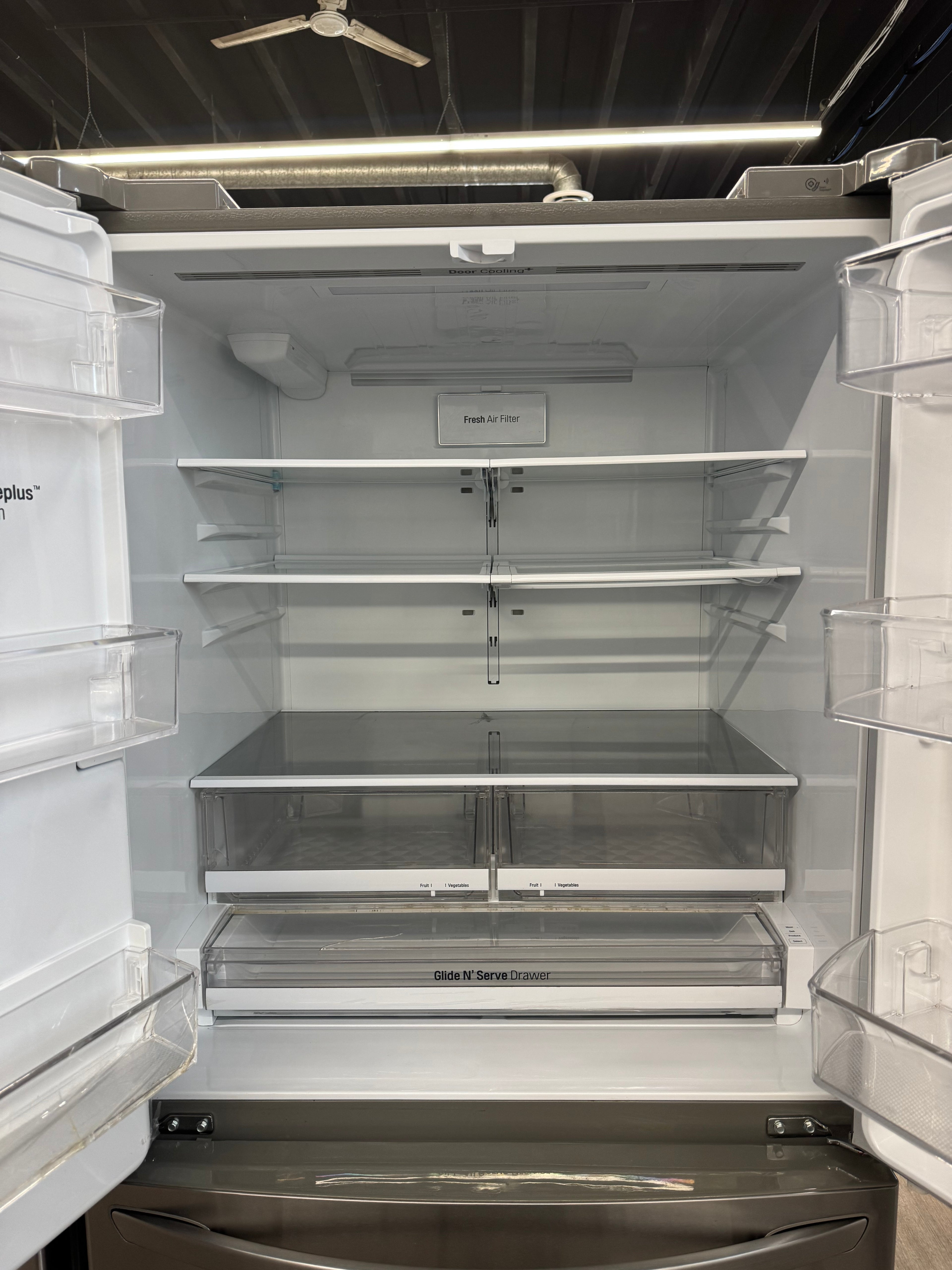 LG 36” French Door Refrigerator with Water & Ice Dispenser