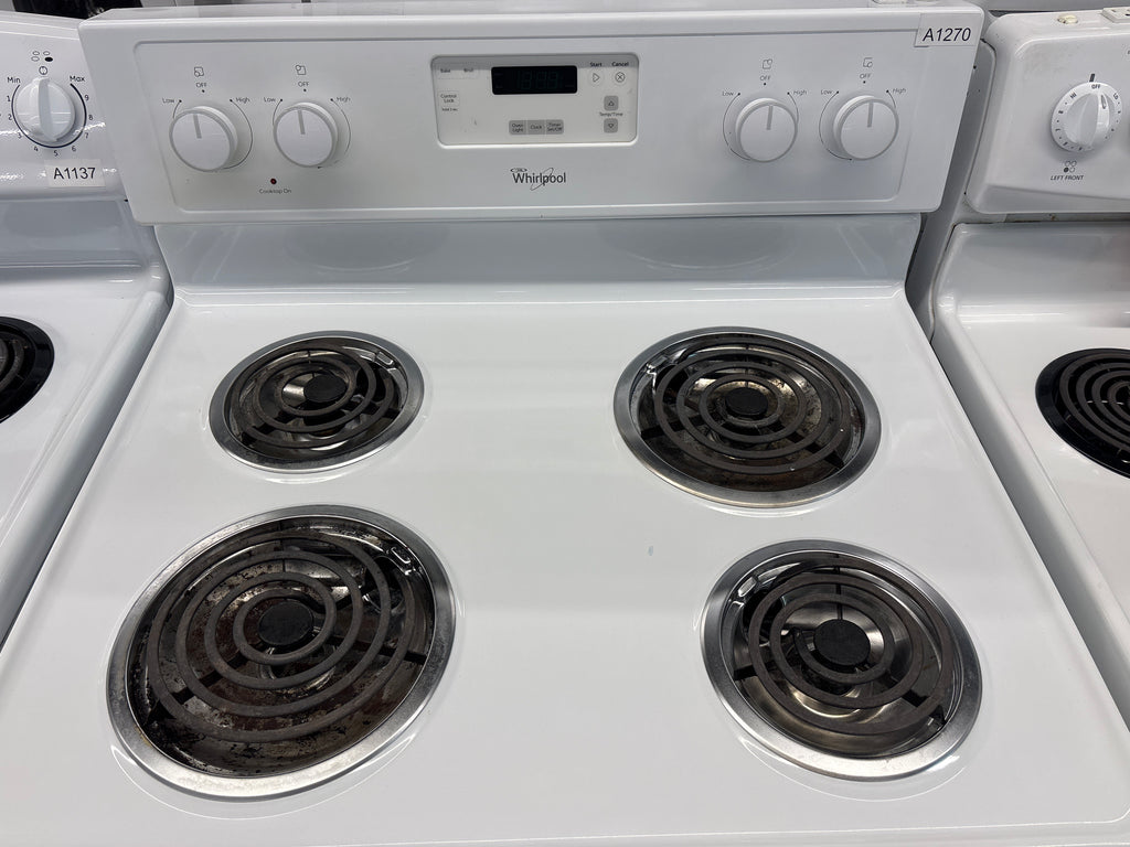 WHIRLPOOL 30” Coil top range - YWFC150M0AW0