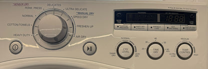 LG 27” FRONT LOAD WASHER/DRYER SET L2 - DLE2301W