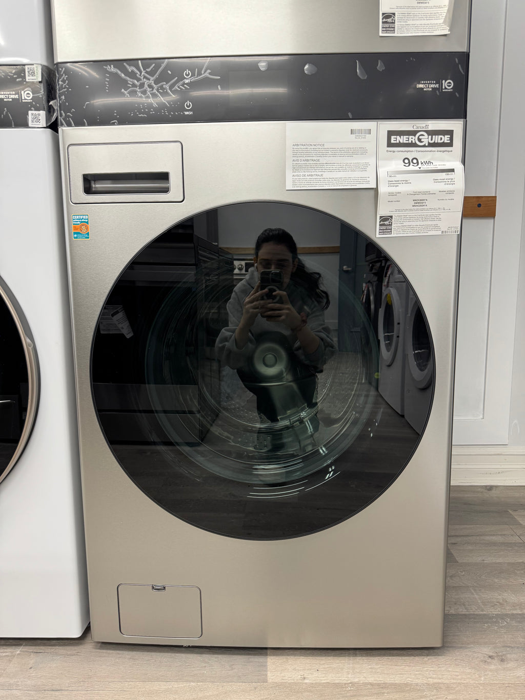 NEW - LG Studio 27” WashTower® with AIDD - SWWE50N3 (1 YEAR MANUFACTURER WARRANTY)