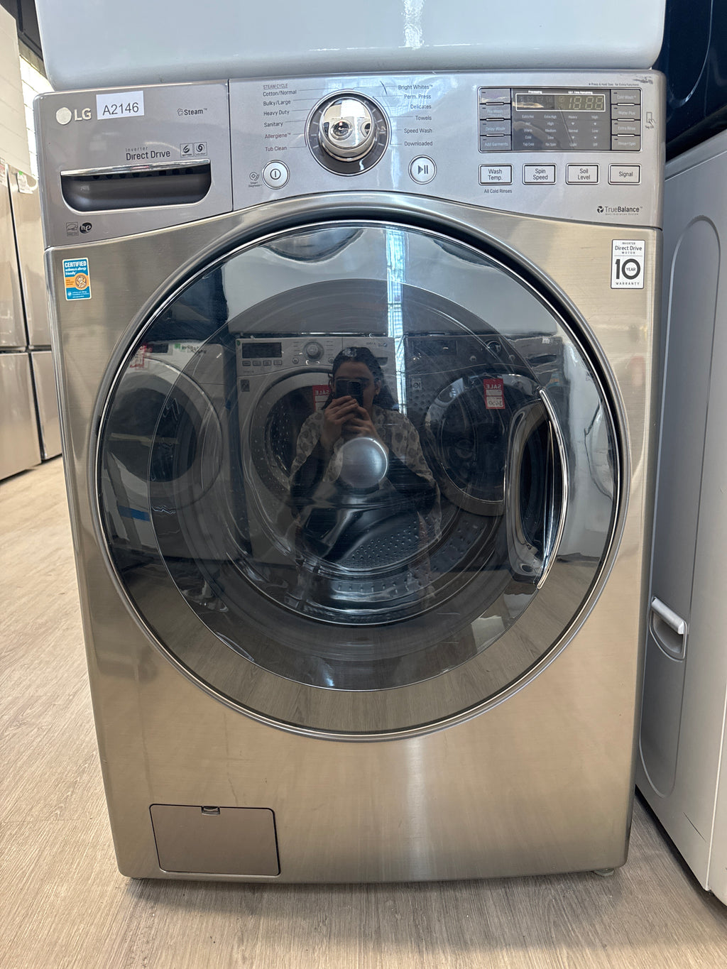 LG 27” Front Load Washer - WM3770HVA/01