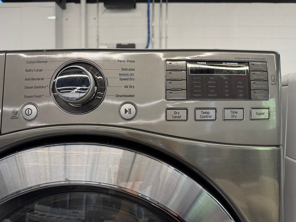 LG 27” Front Load Steam Washer & Dryer Set – WM3370HVA & DLEX3370V