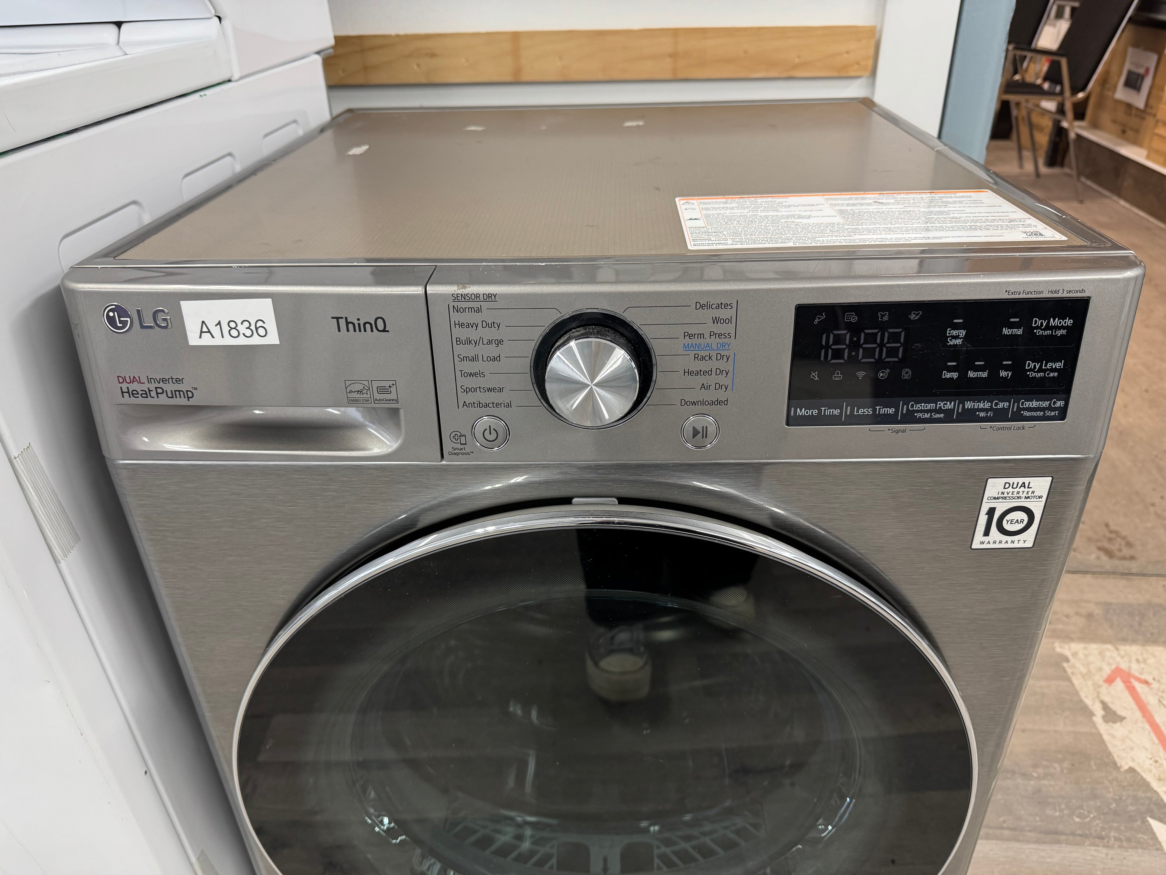 OPEN BOX - LG 24” Front Load Dryer - DLHC1455P