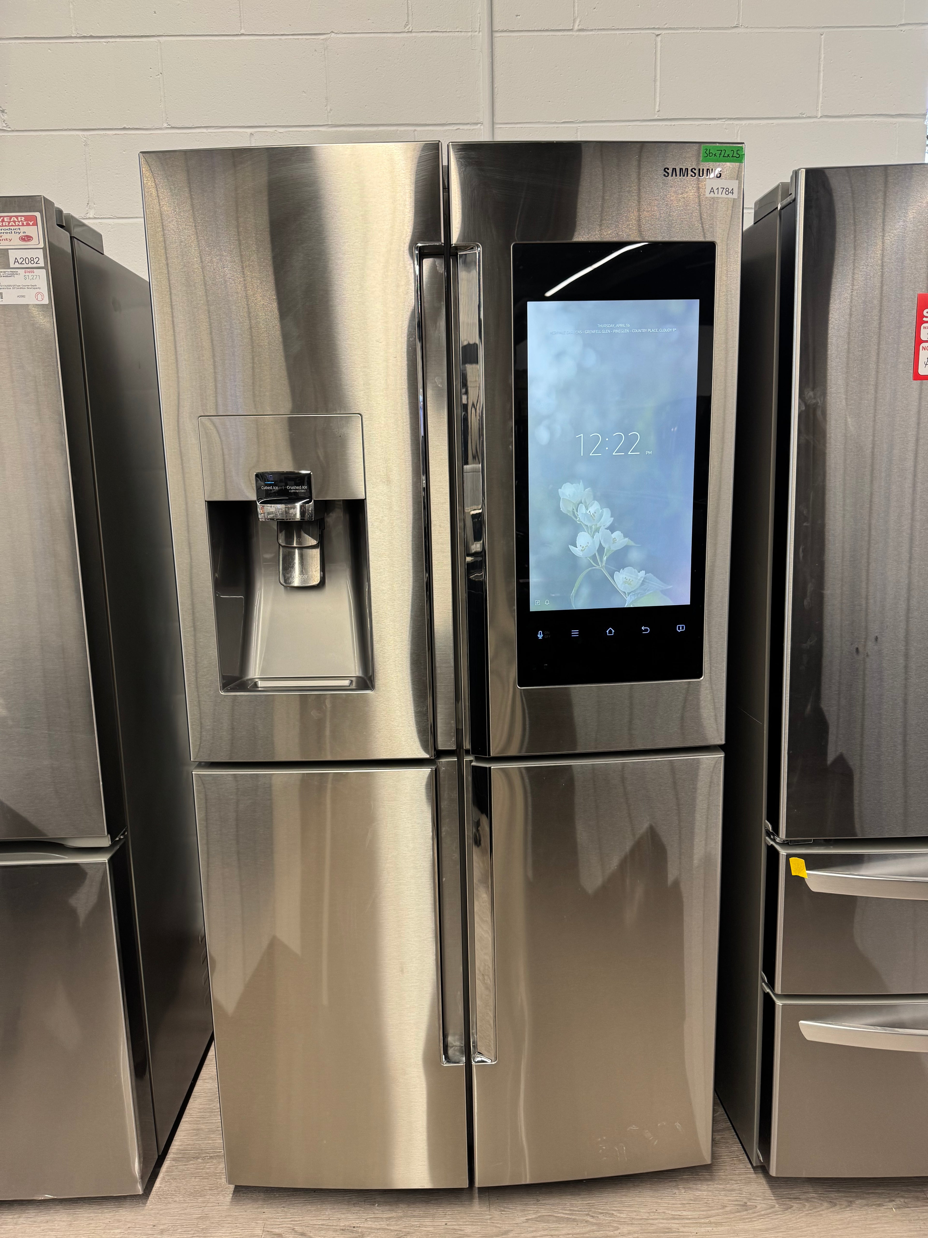 Samsung 36” 4Door Counter Depth French Door Refrigerator - RD22M9581SR/AC