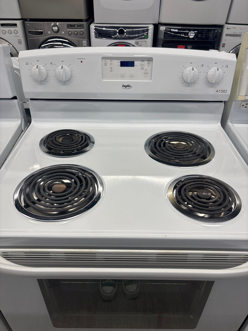 Inglis 30” Freestanding Coil Top Range - IVE3230