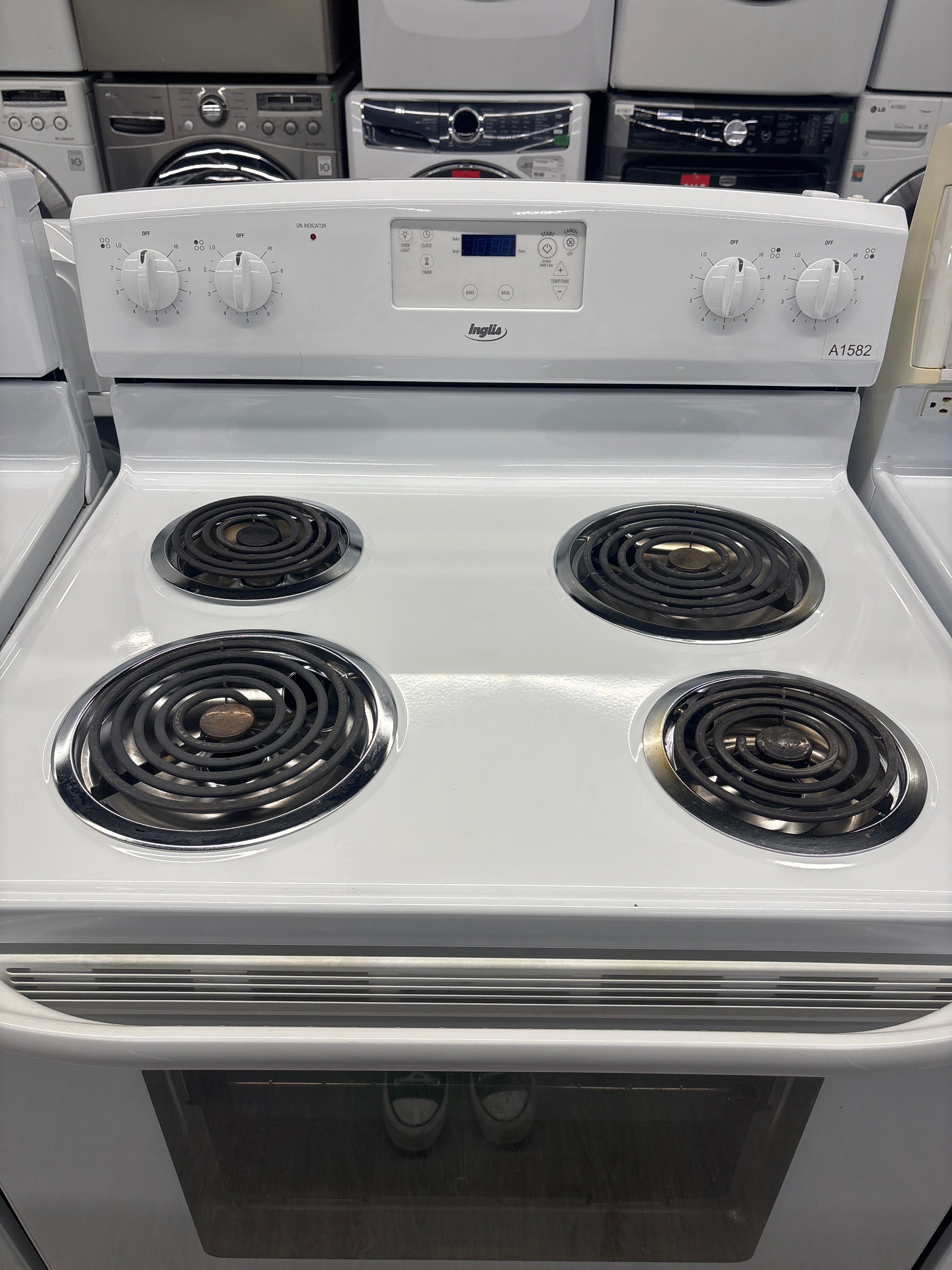 Inglis 30” Freestanding Coil Top Range - IVE3230