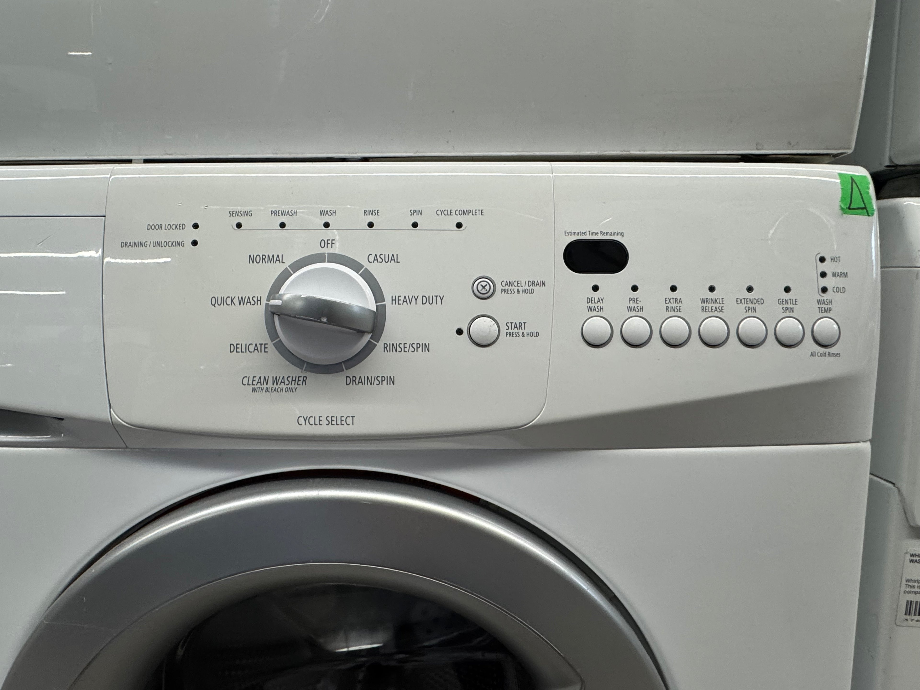 Whirlpool 24” Front Load Washer & Dryer Set (WFC7500VW2 & YWED7500VW)
