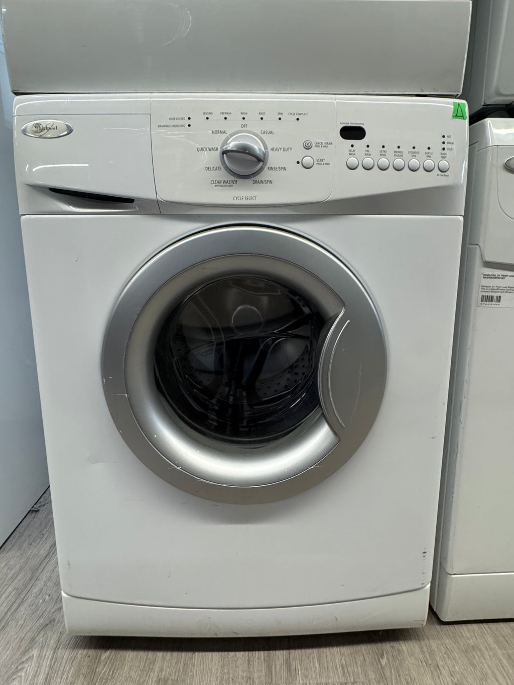 Whirlpool 24” Front Load Washer & Dryer Set (WFC7500VW2 & YWED7500VW)