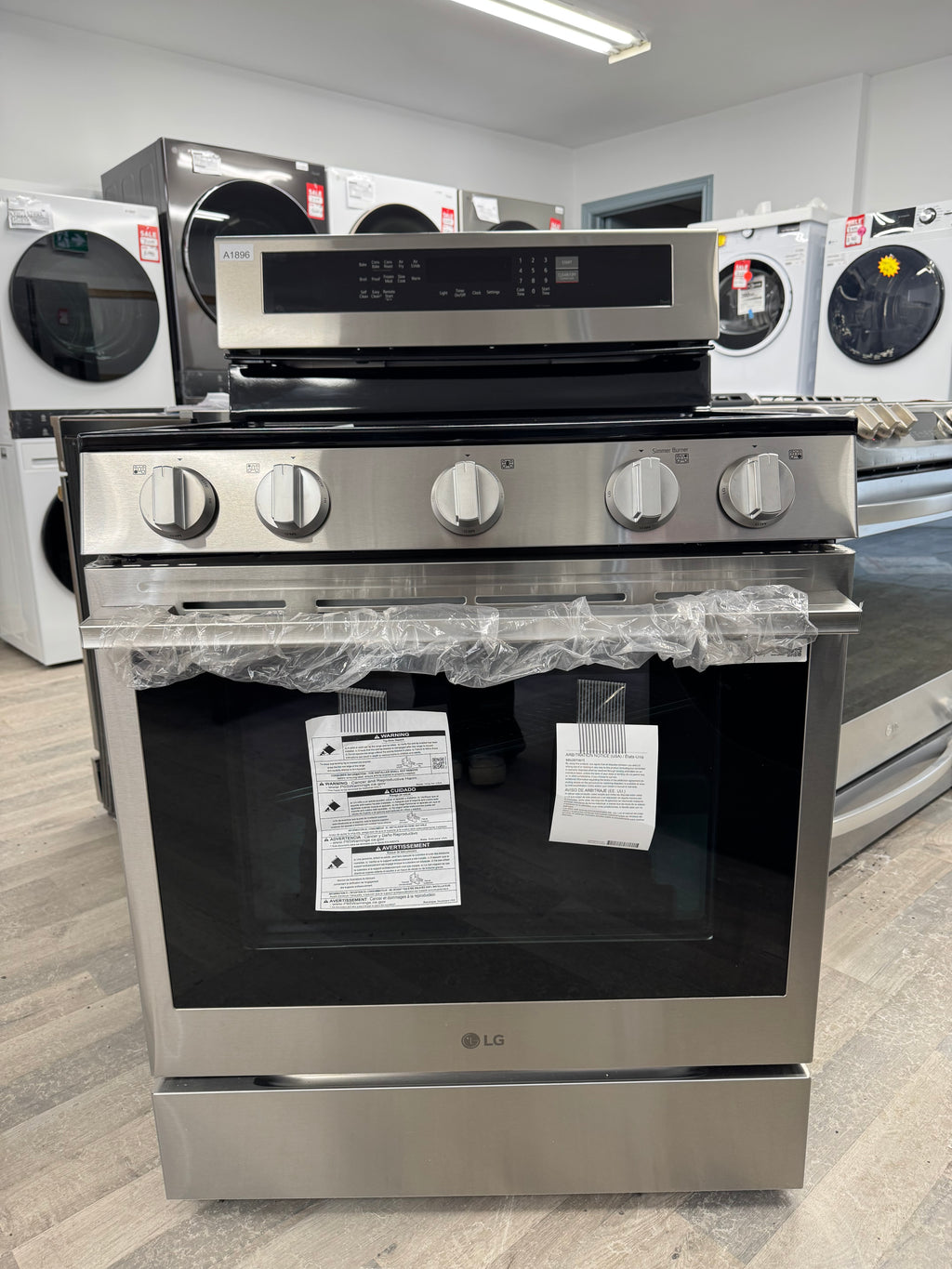 NEW LG 30” Freestanding Gas Range - LRGN6325X (1 YEAR MANUFACTURER WARRANTY)