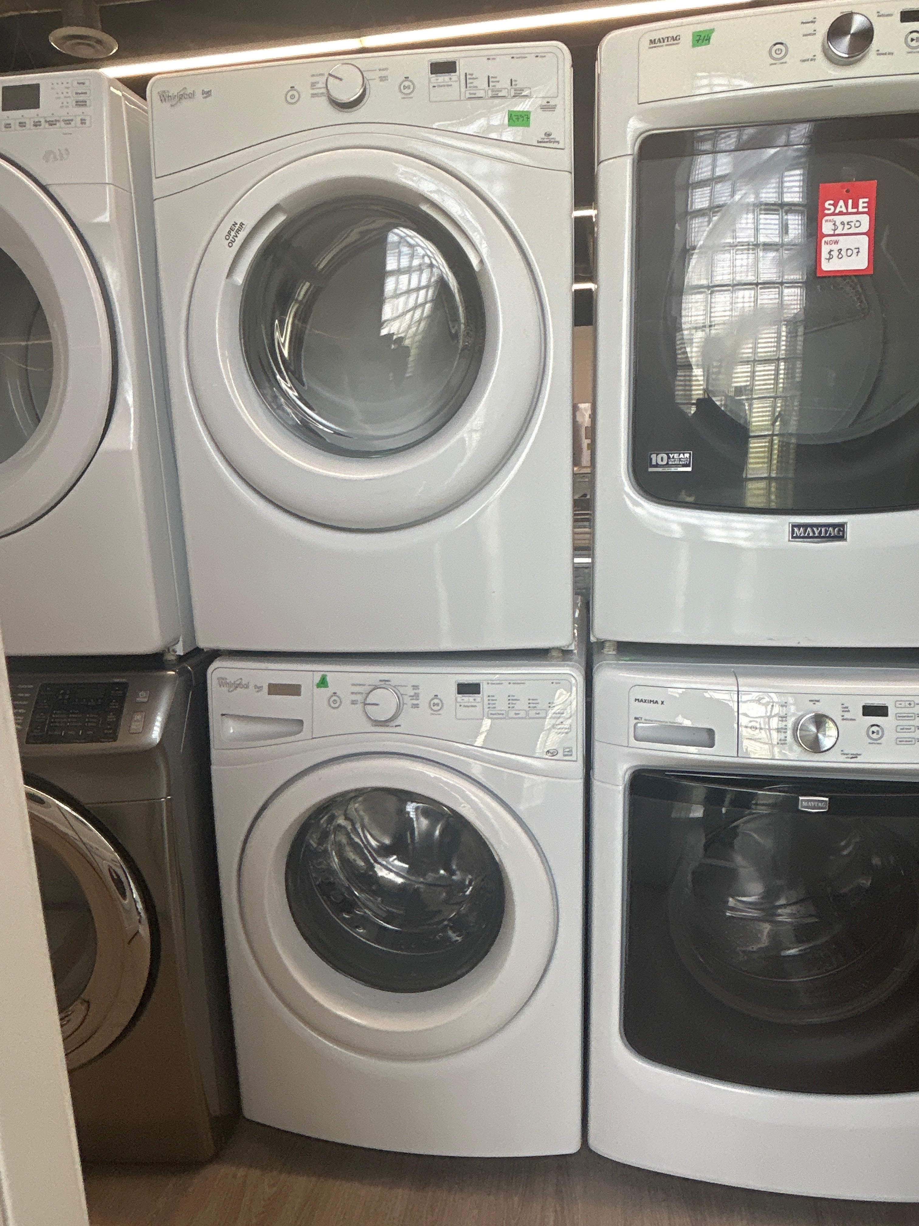Whirlpool 27" Front Load Washer/Dryer Set