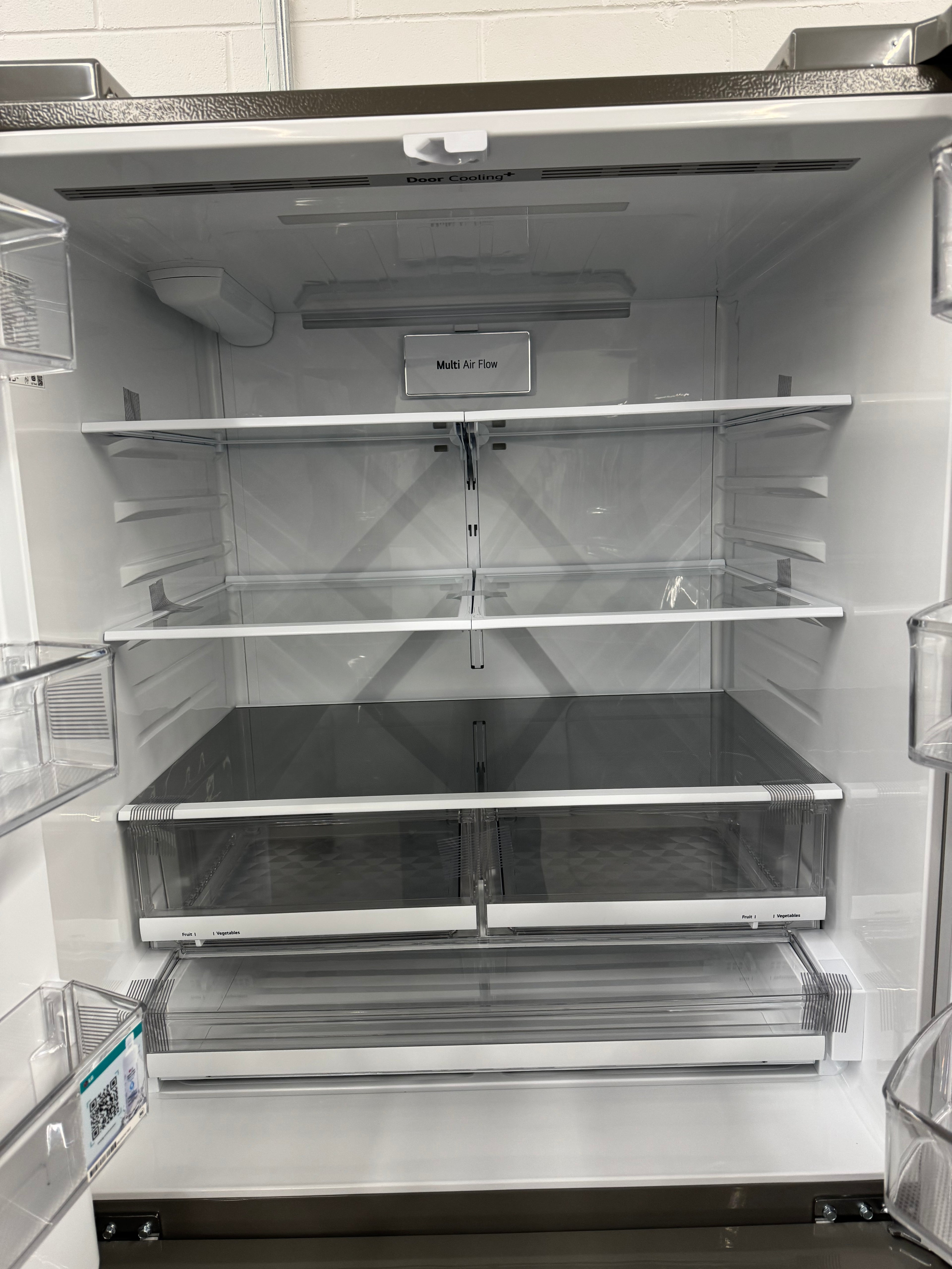 NEW - LG 36” French Door Refrigerator With Water Dispenser- LRFS28XBS (1 YEAR MANUFACTURER WARRANTY)