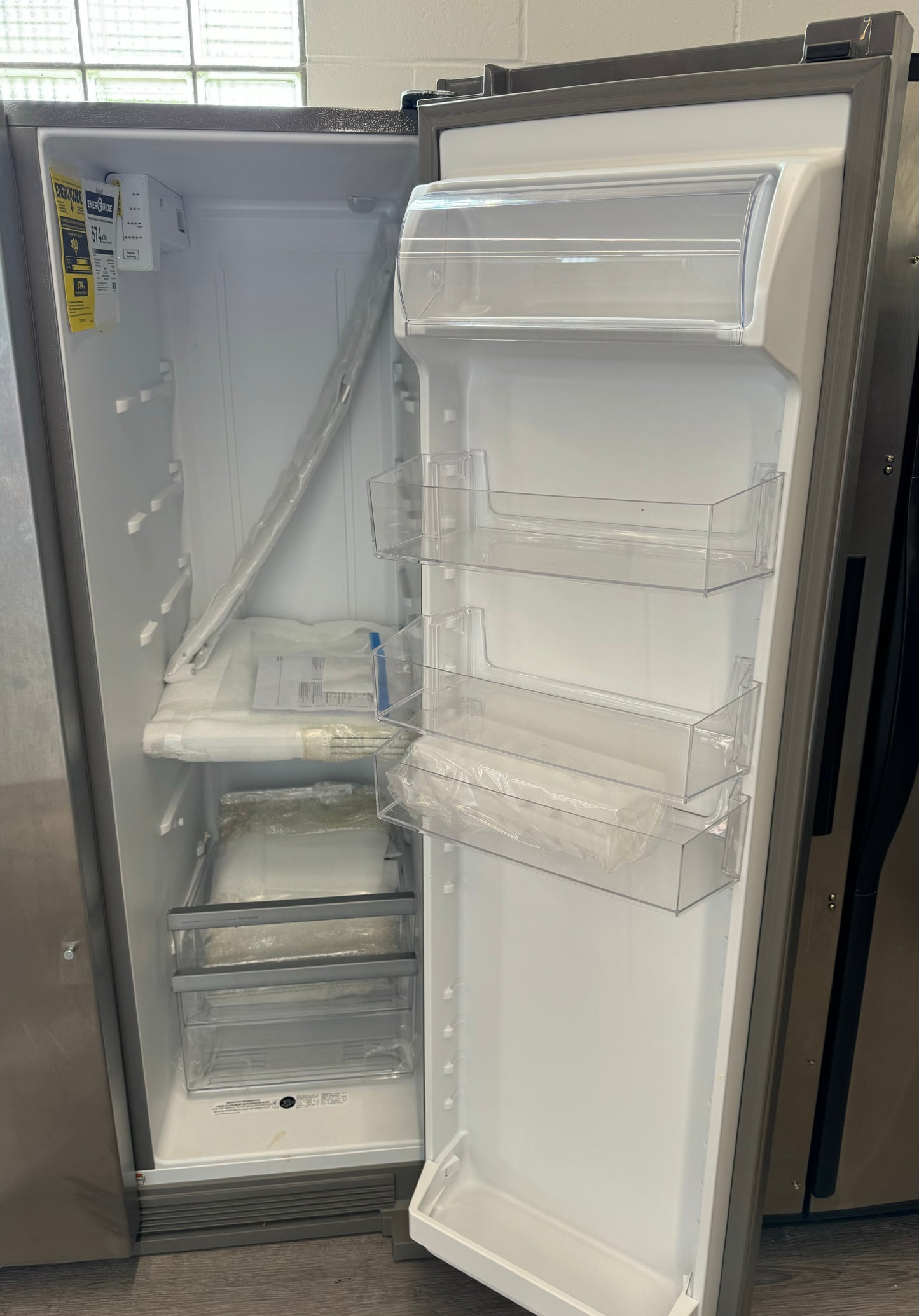 OPEN BOX - Whirlpool 36" Side by Side Refrigerator - WRS315SNHM06