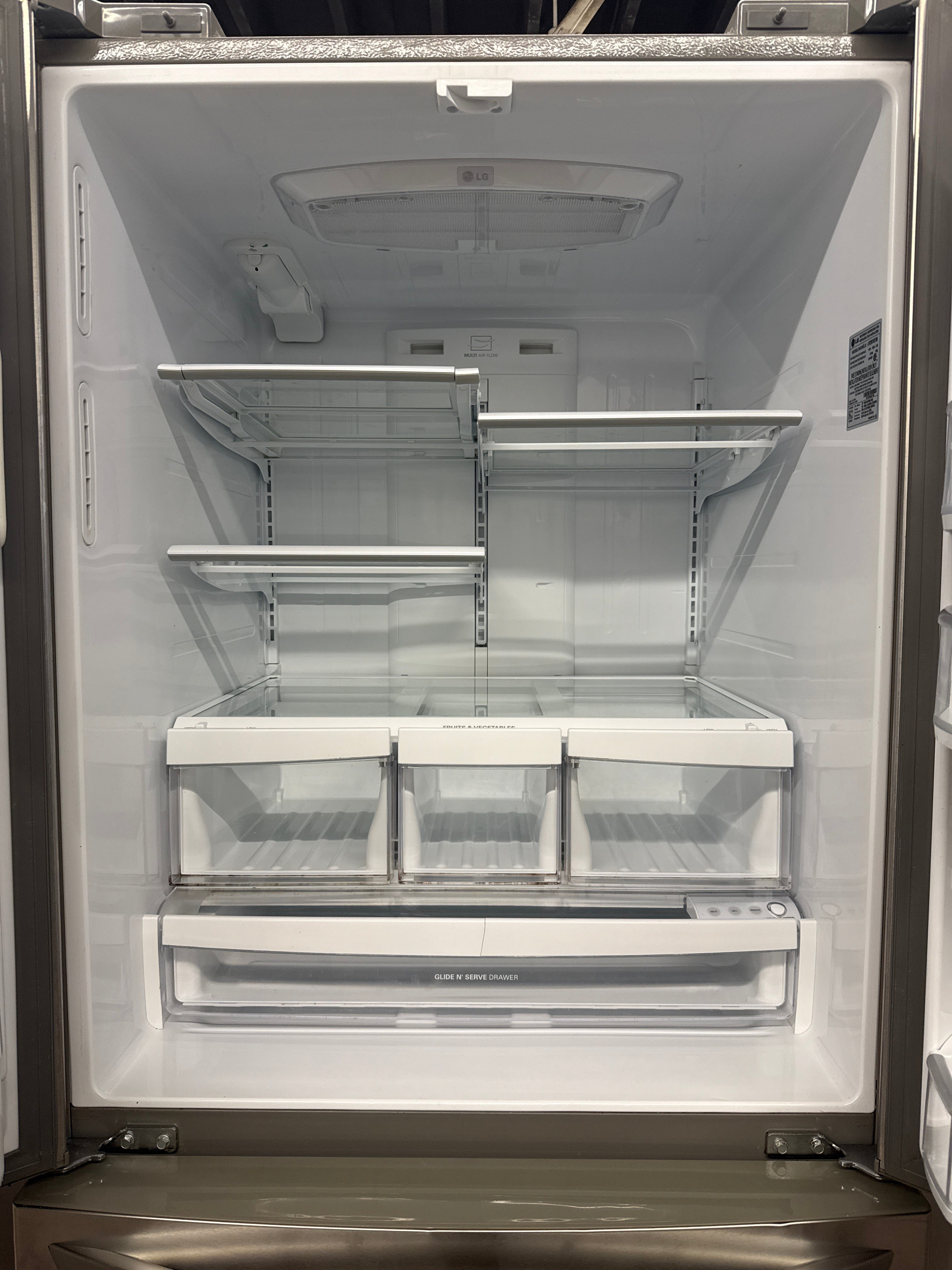 LG 33” French Door Refrigerator with Water & Ice Dispenser - LFX25978ST/00