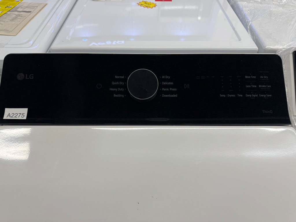 NEW - LG 27” Front Load Dryer - DLE8400WE (1 YEAR MANUFACTURER WARRANTY)