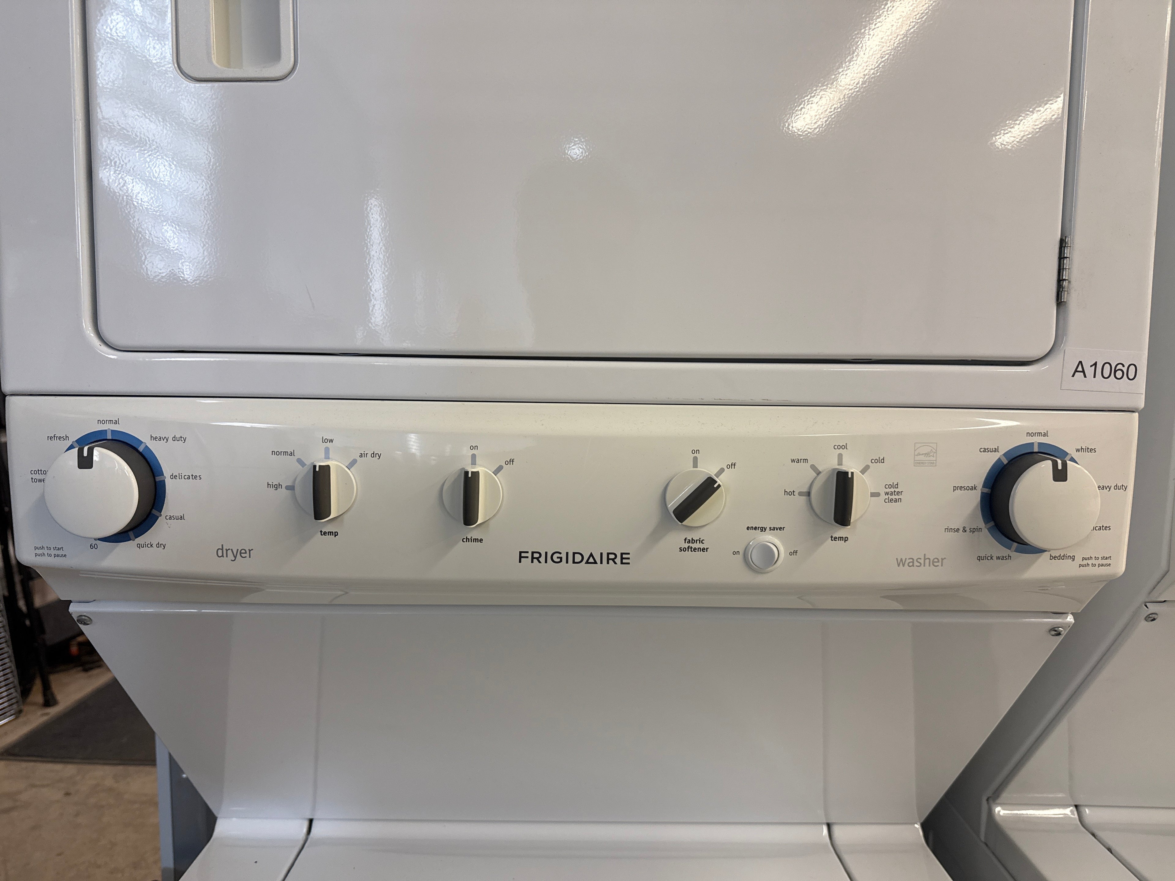 Frigidaire 27” Laundry Center-FFLE40C3QW0