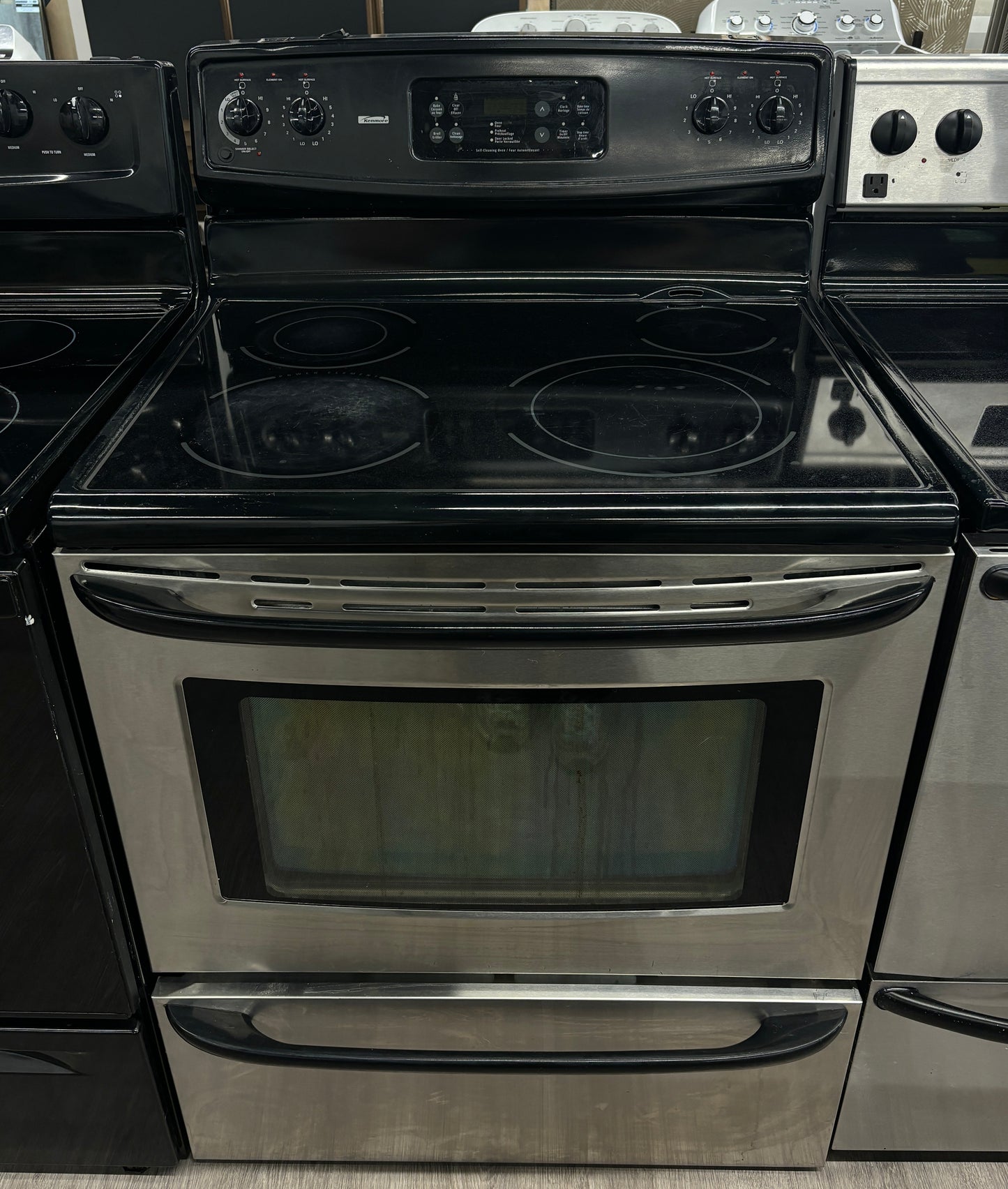 Kenmore 30" Freestanding Glass Top Range