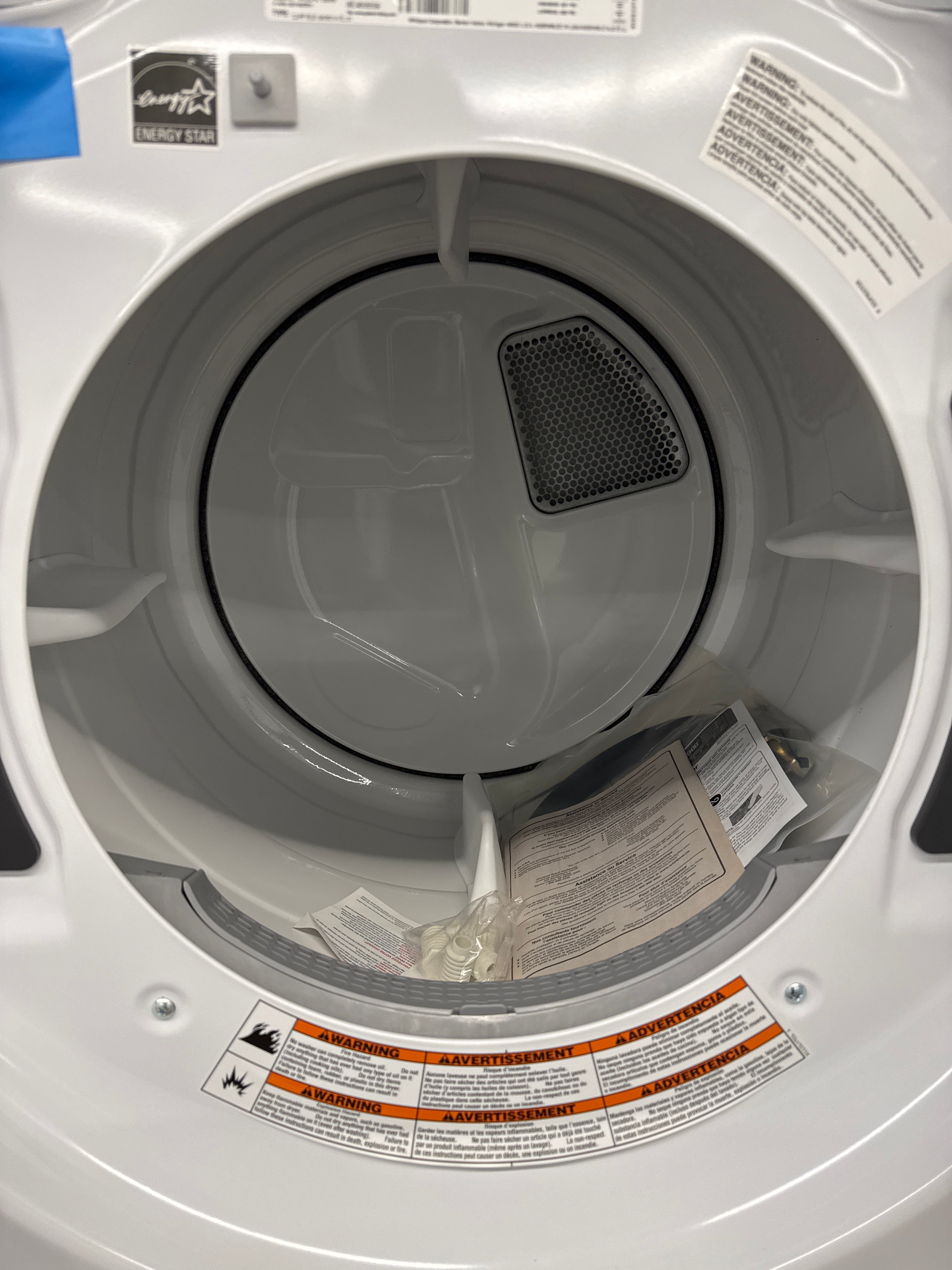 OPEN BOX - WHIRLPOOL 27” Ventless High Capacity Dryer- YWHD560CHW2