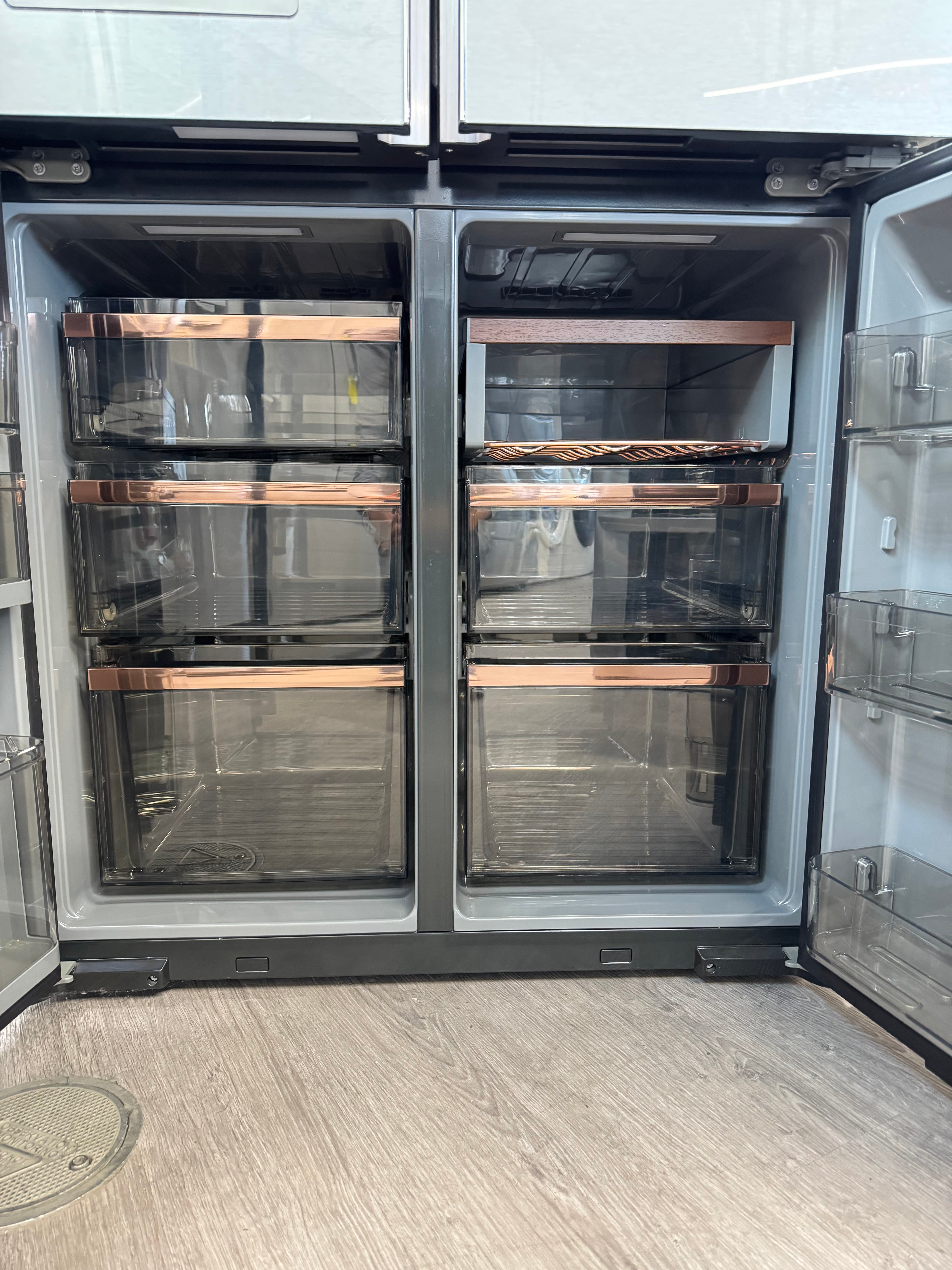 OPEN BOX - Café 36” French Door Fridge with Water & Ice Dispenser - CQE28DM5NS5