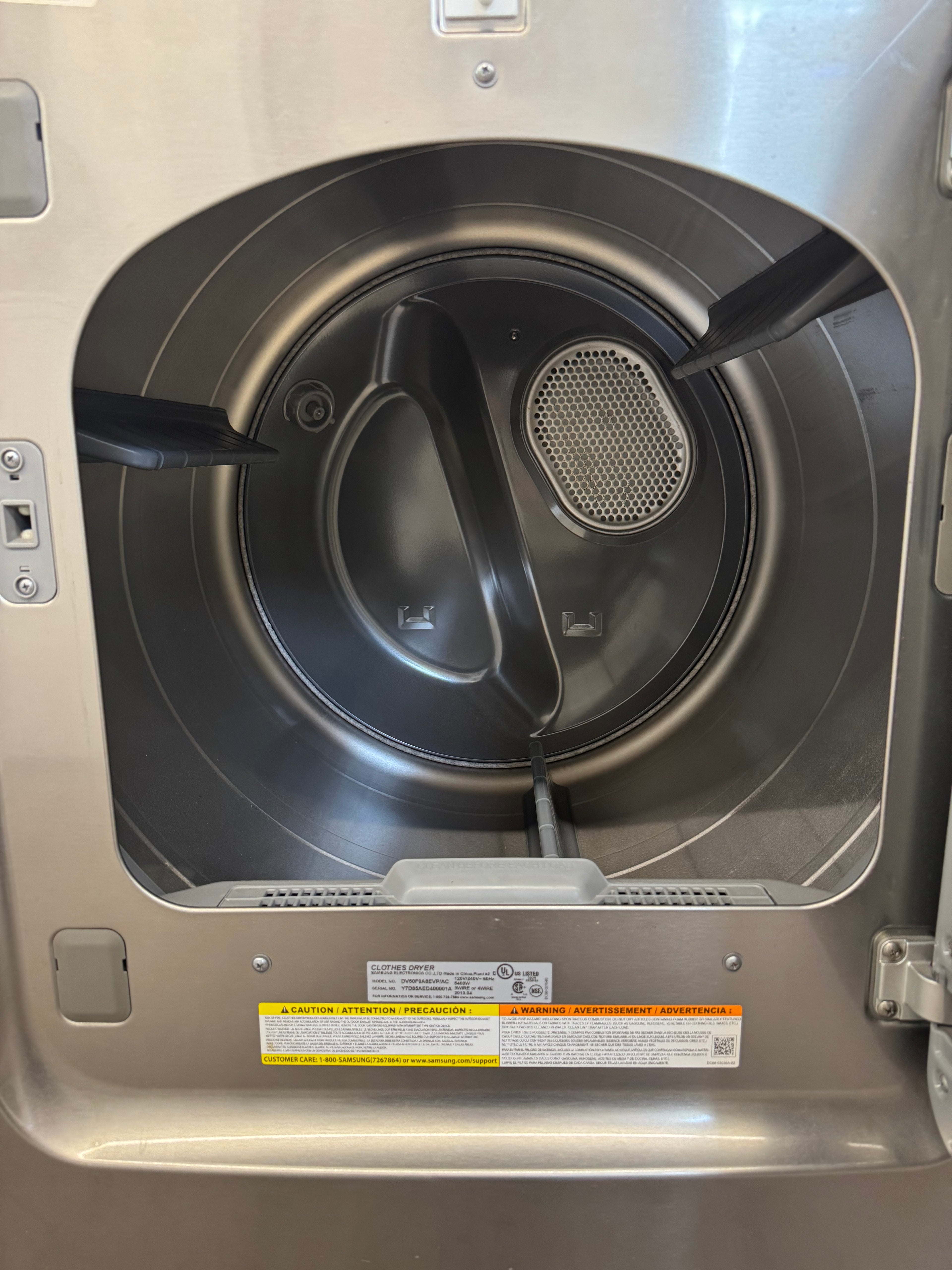 Samsung 27” Top Load Washer & Dryer Set (WA50F9A8DSP/A2 & DV50F9A8EVP/AR)