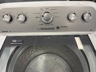 MAYTAG 27” Glass Top Load Washer -MVWX655DW2