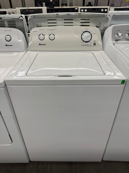 Amana 27” Top Load Washer & Dryer Set (NTW4600YQ1 & YNED4655EW1)