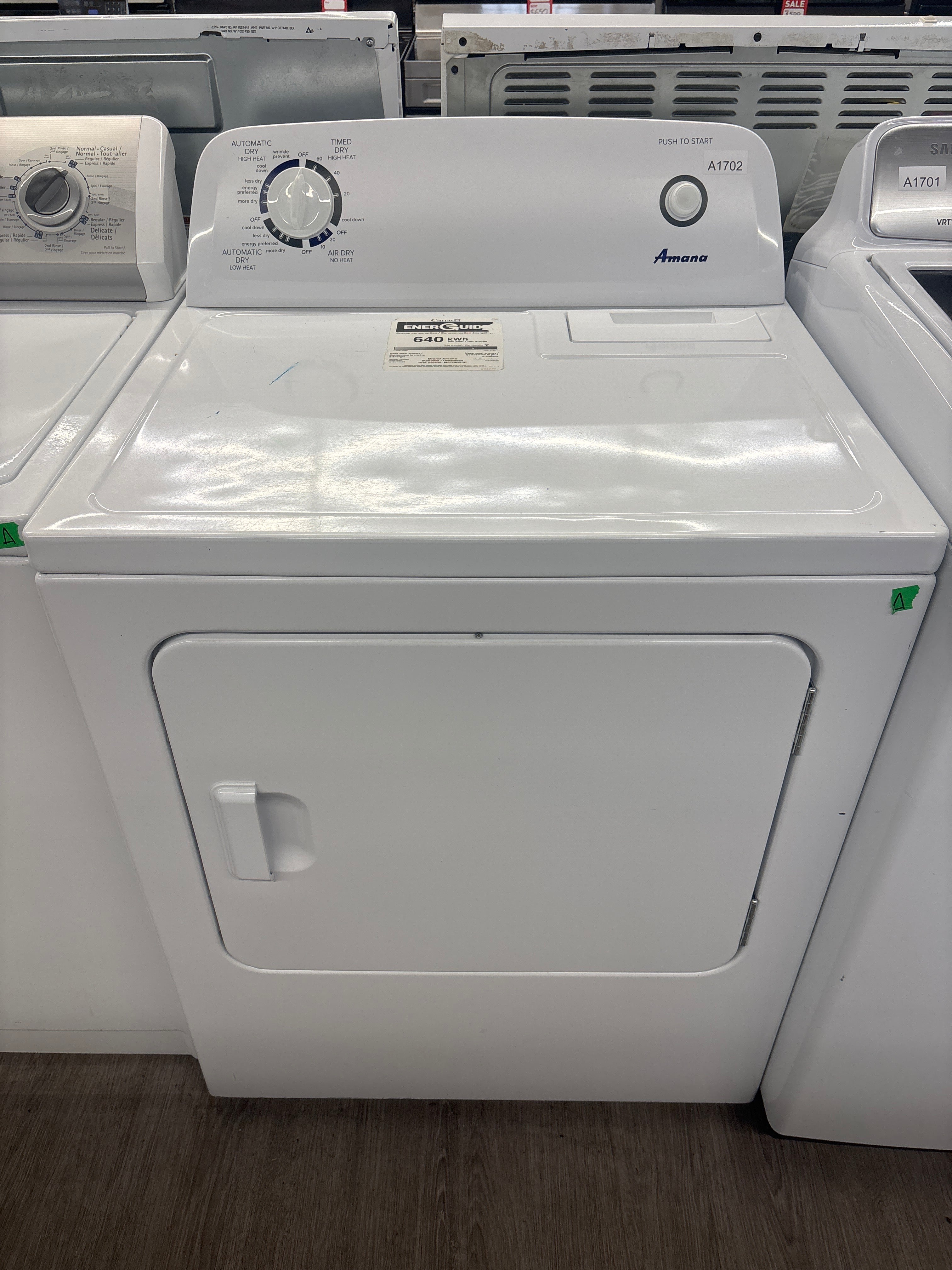 Amana 29” Front Load Dryer - YNED4655EW1