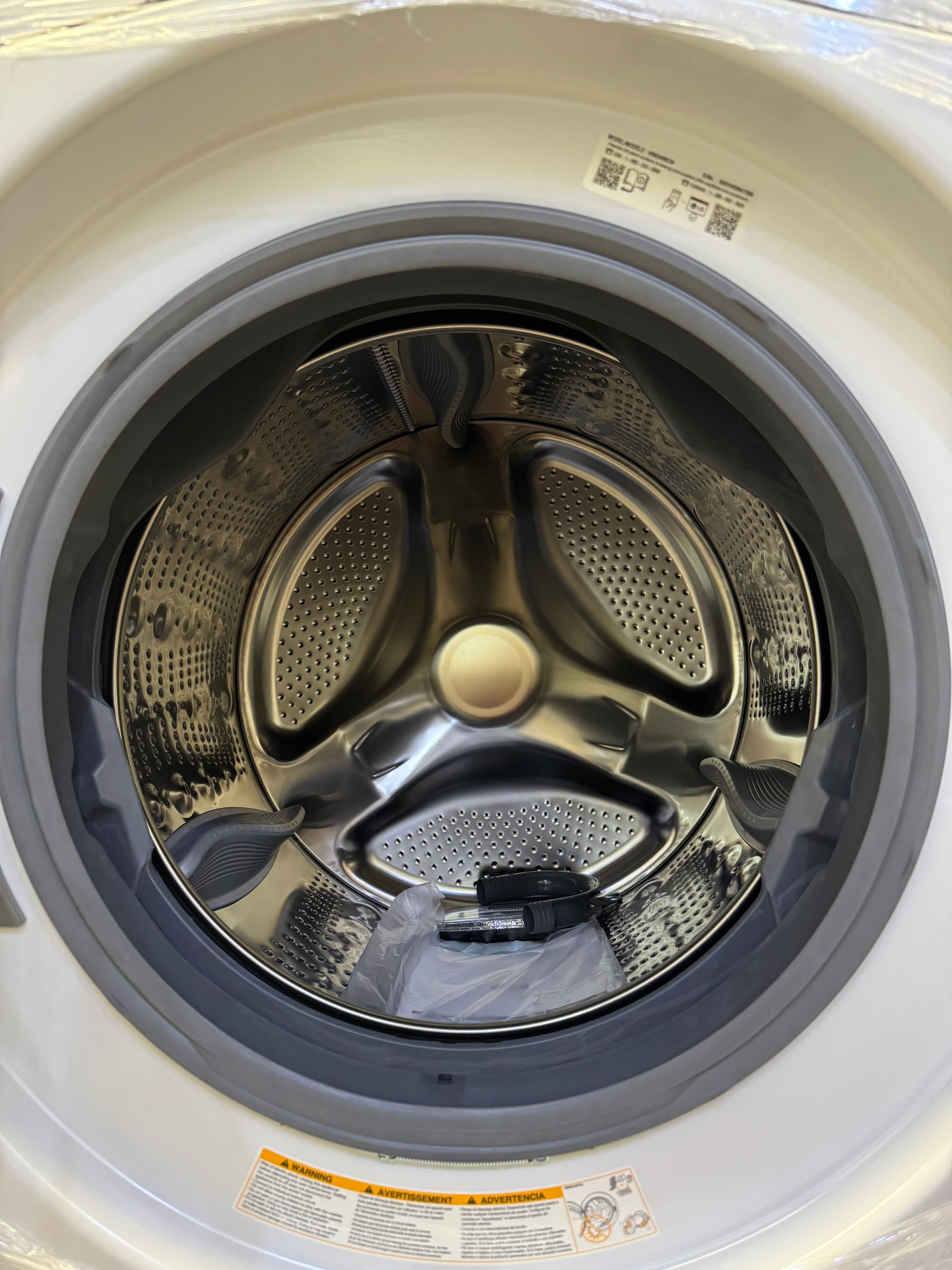 NEW - LG 27” Front Load Washer - WM3400CW (1 YEAR MANUFACTURER WARRANTY)