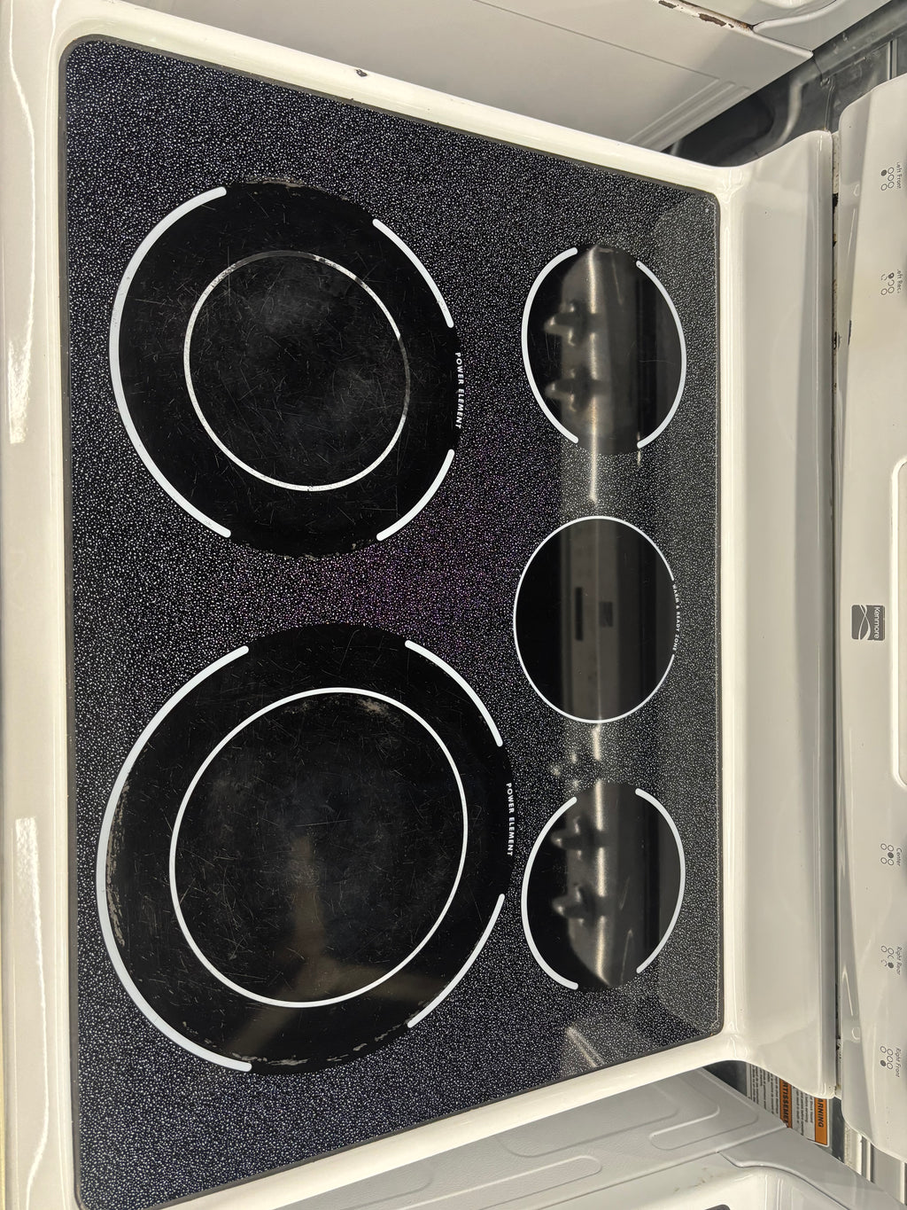Kenmore 30” Freestanding Glass Top Range - 970-636224