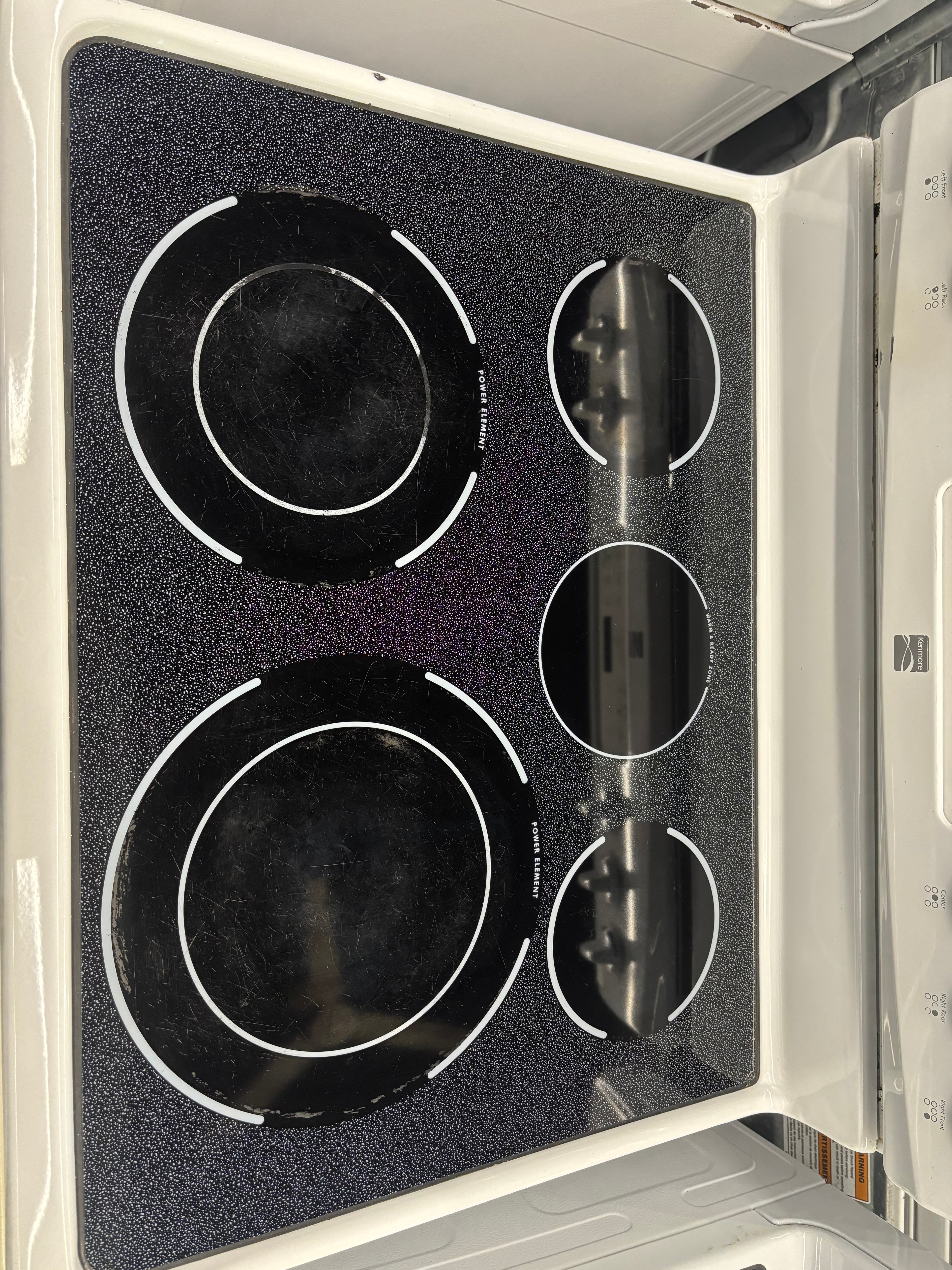 Kenmore 30” Freestanding Glass Top Range - 970-636224