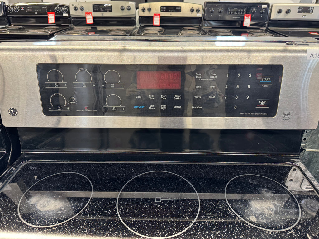 LG 30” Freestanding Glass Top Range - LRE6383ST