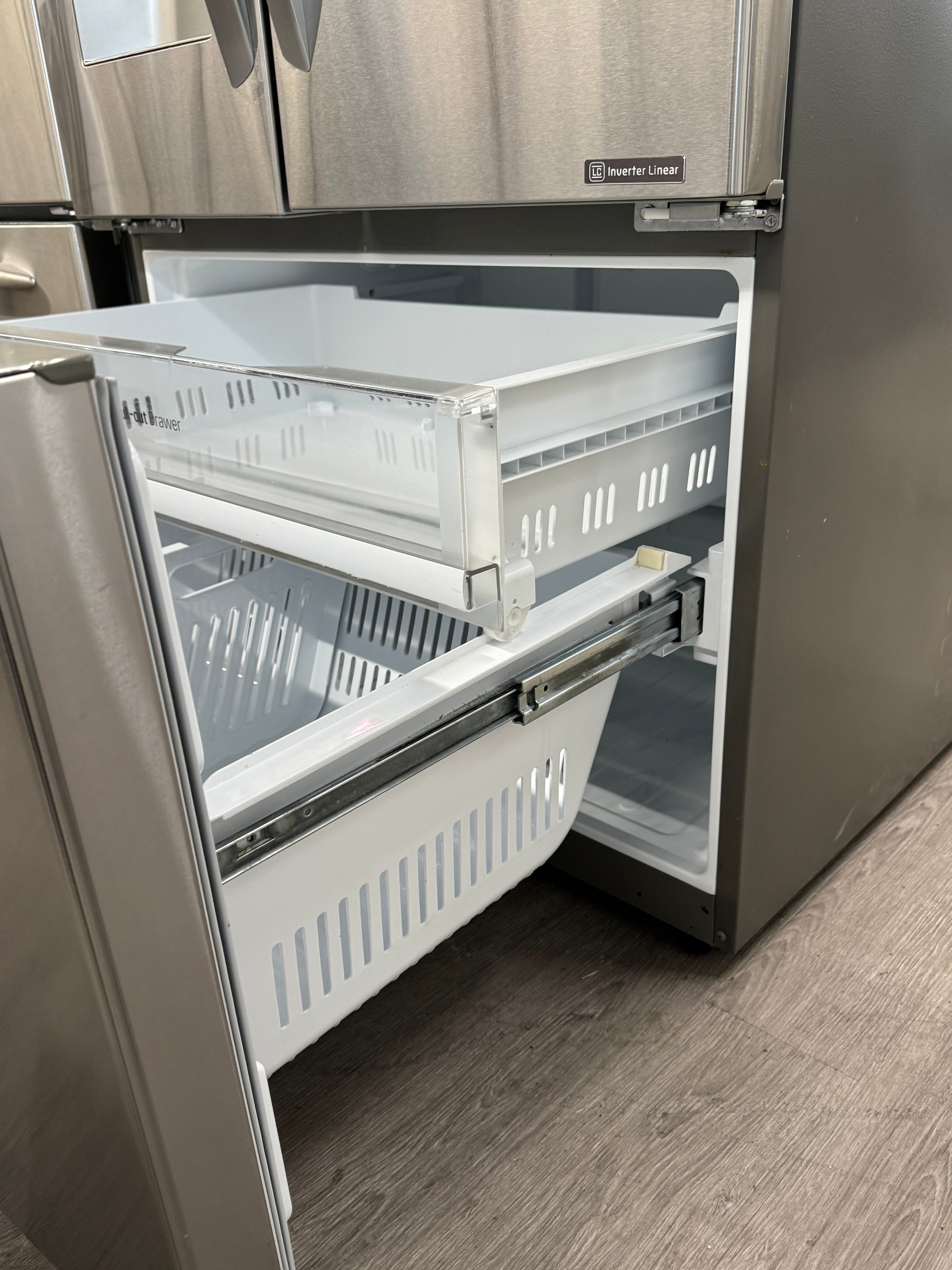 LG 36” French Door Refrigerator with Water & Ice Dispenser