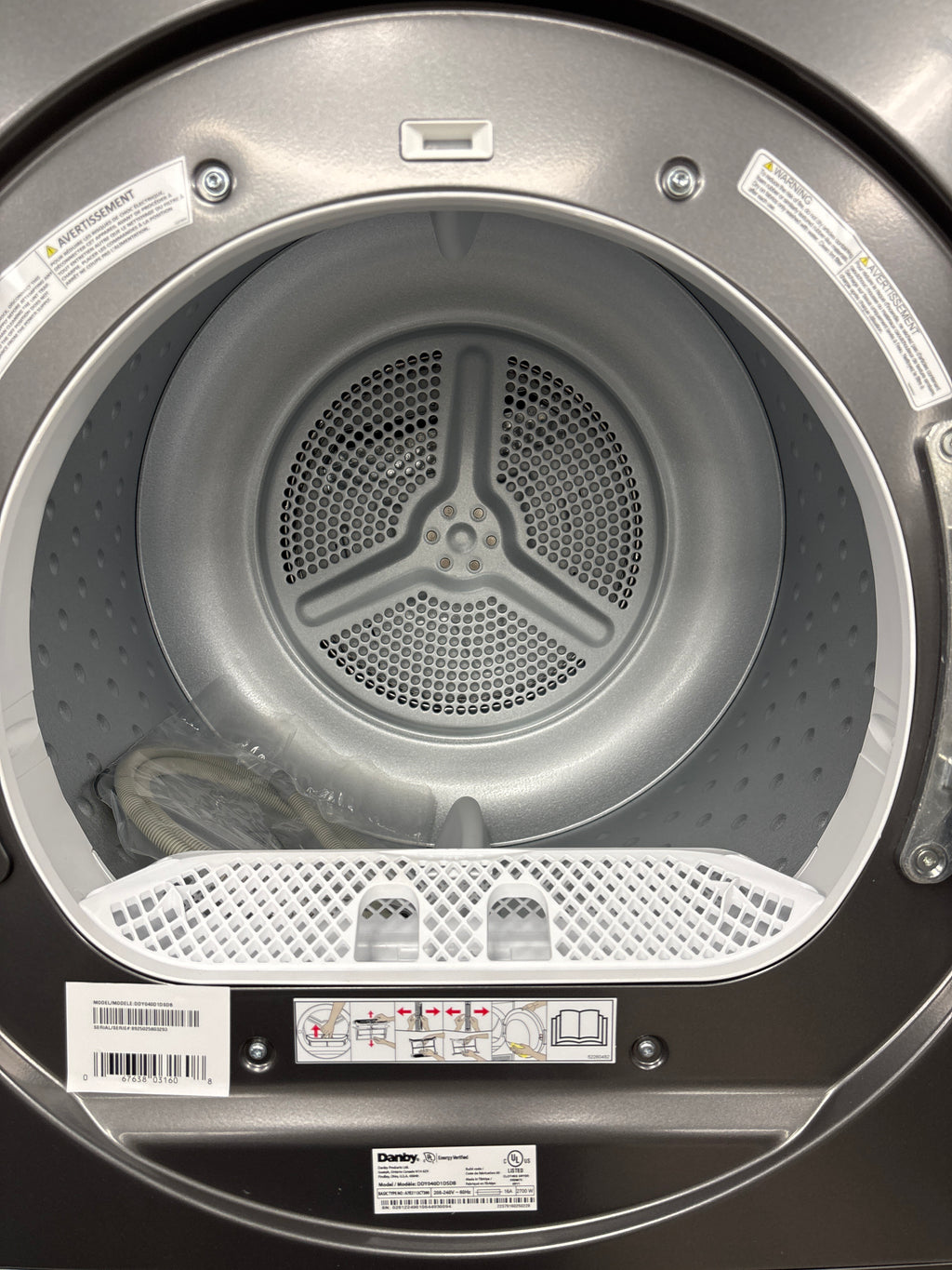 OPEN BOX - Danby 24” Front Load Dryer - DDY040D1DSDB