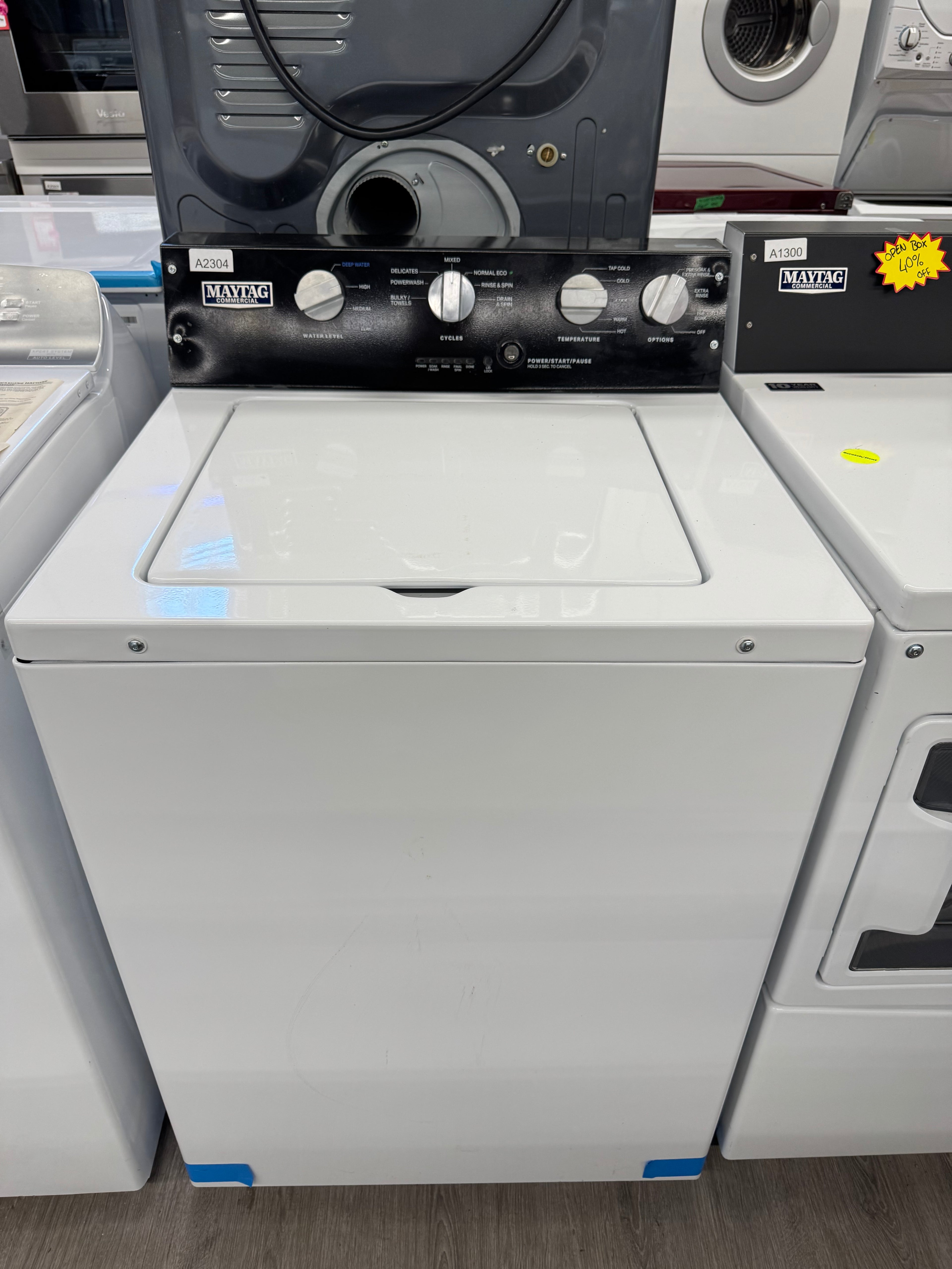 OPEN BOX - Maytag 27” Top Load Washer - MVWP585GW0