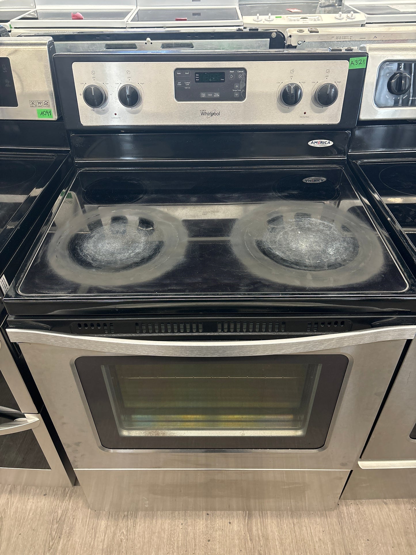 Whirlpool 30 Inch Electric Range