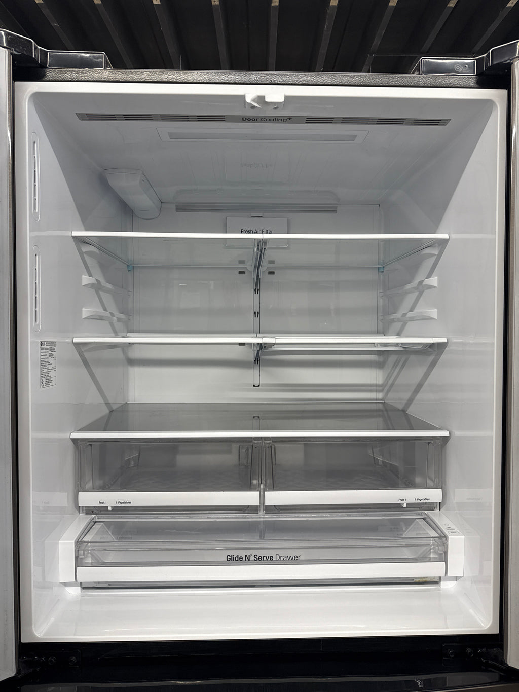 LG 36” French Door Refrigerator with Water & Ice Dispenser - LFXS28968D