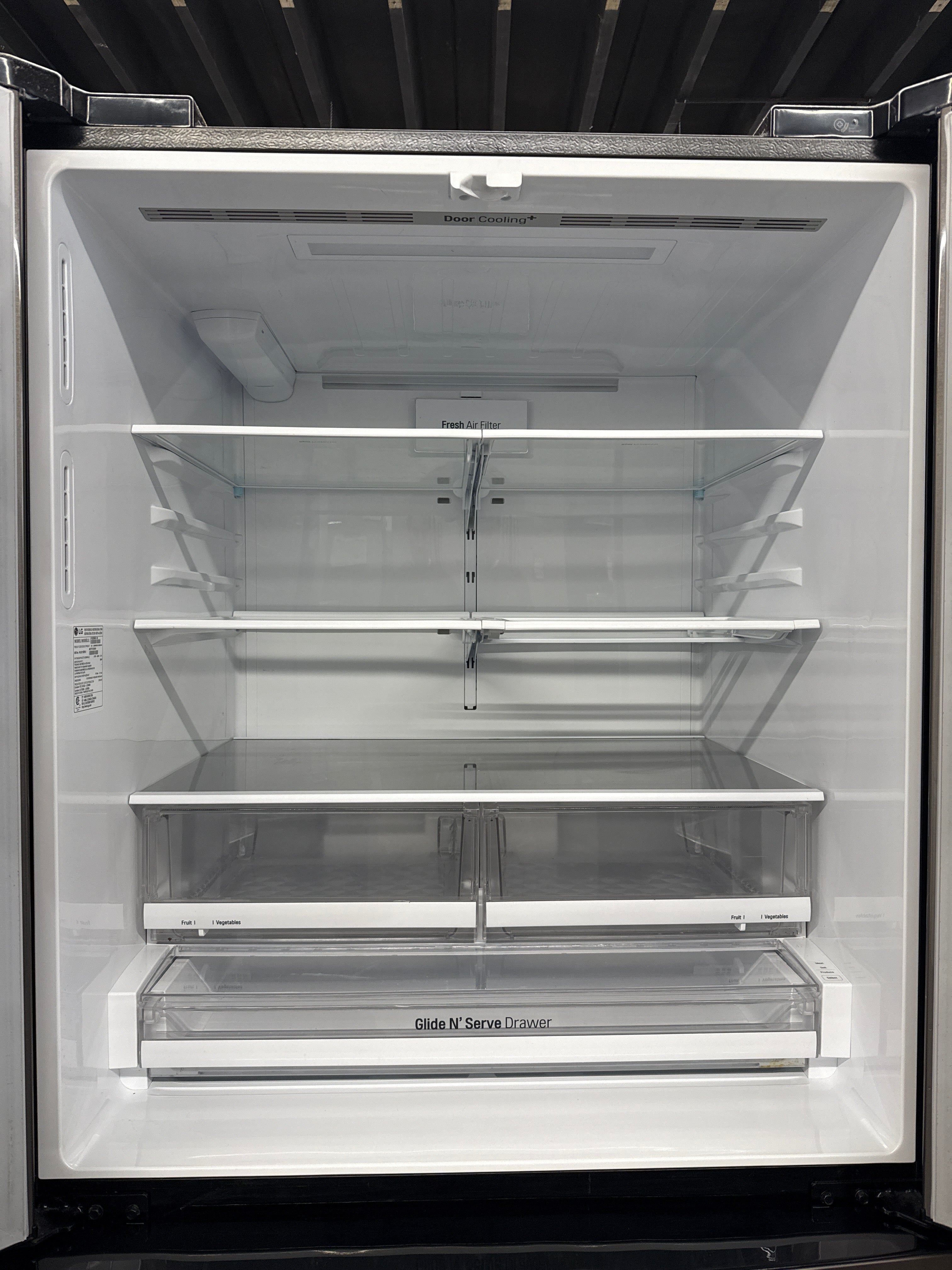 LG 36” French Door Refrigerator with Water & Ice Dispenser - LFXS28968D
