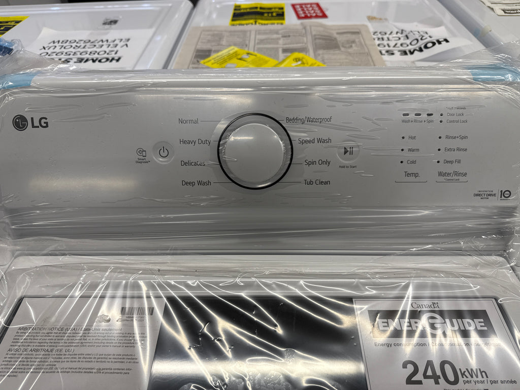 OPEN BOX - LG 27" Top Load Washer - WT6105CW