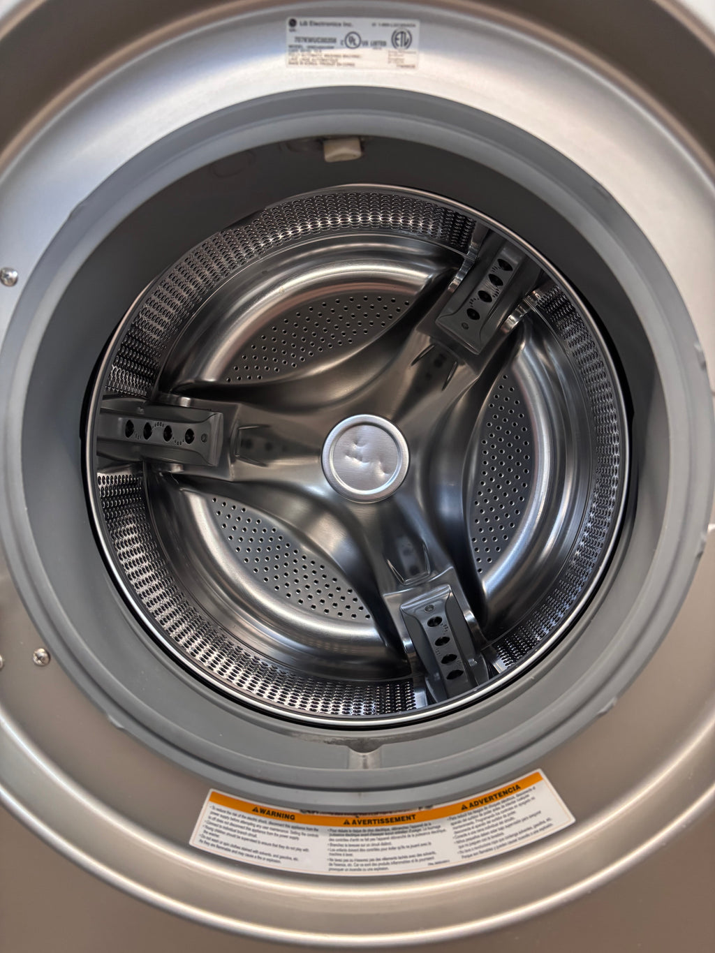LG 27” Front Load Washer & Dryer Set (WM2496HSM & DLE9577SM)