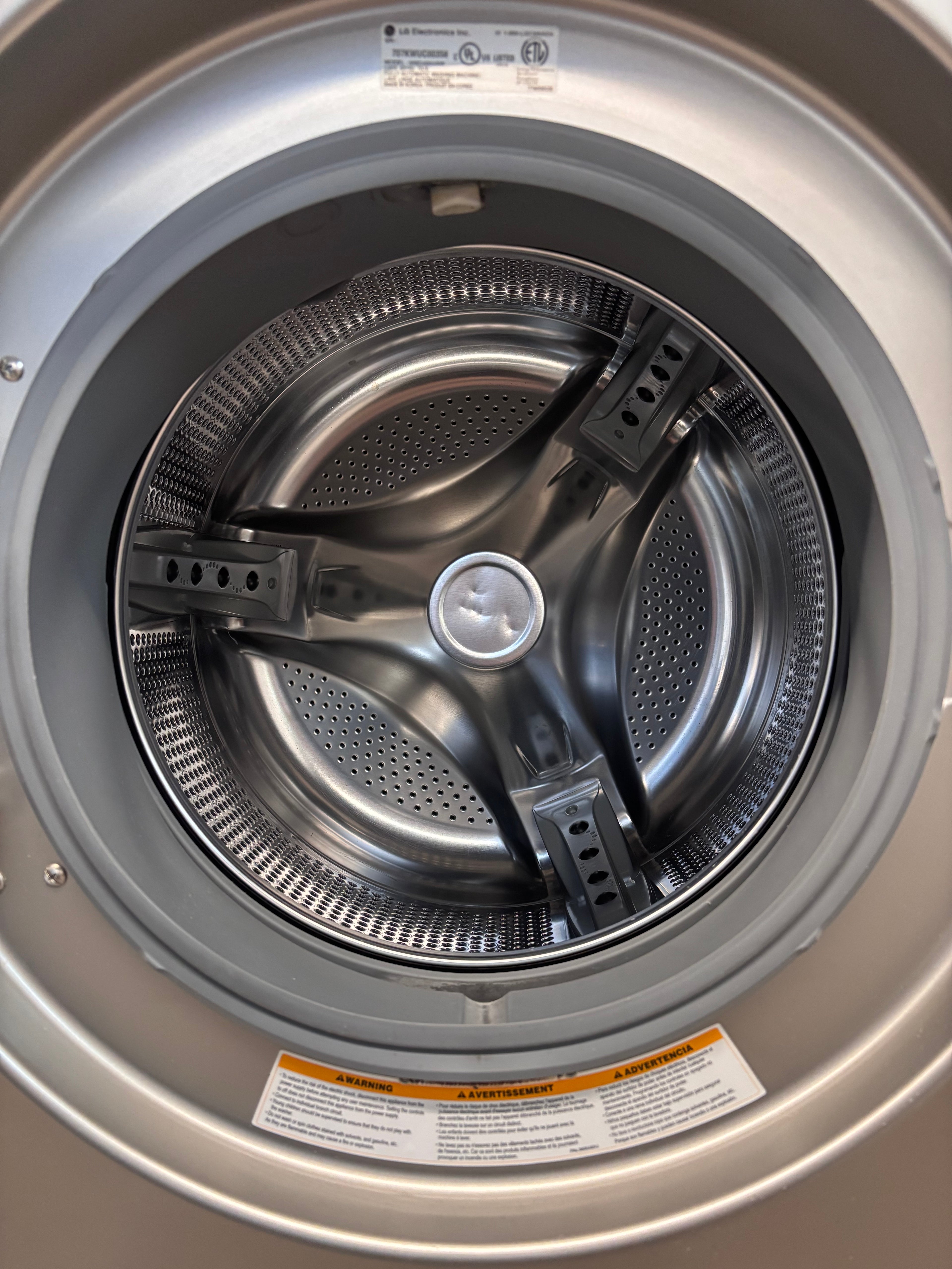 LG 27” Front Load Washer & Dryer Set (WM2496HSM & DLE9577SM)