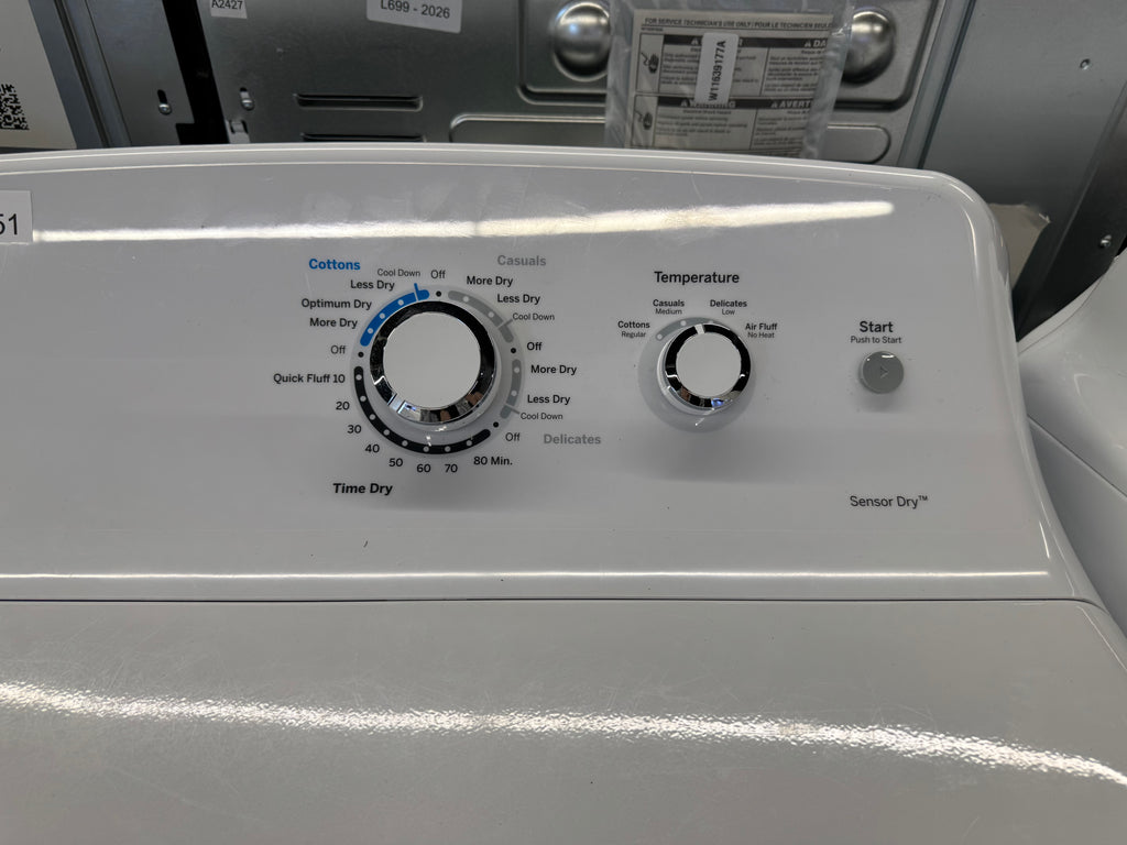 GE 27” Front Load Dryer - GTD40EBMK0WW