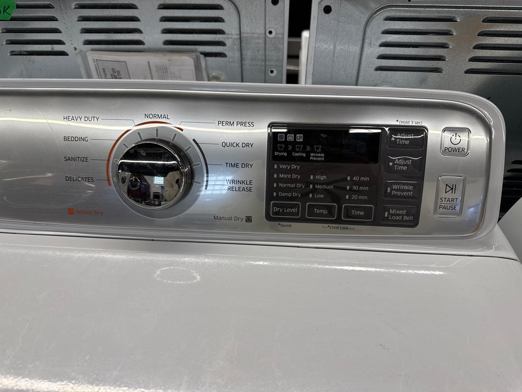 Samsung 27” Top Load Washer & Front Load Dryer (WA45H7000AW/A2 & DV45H7000EW/AC)