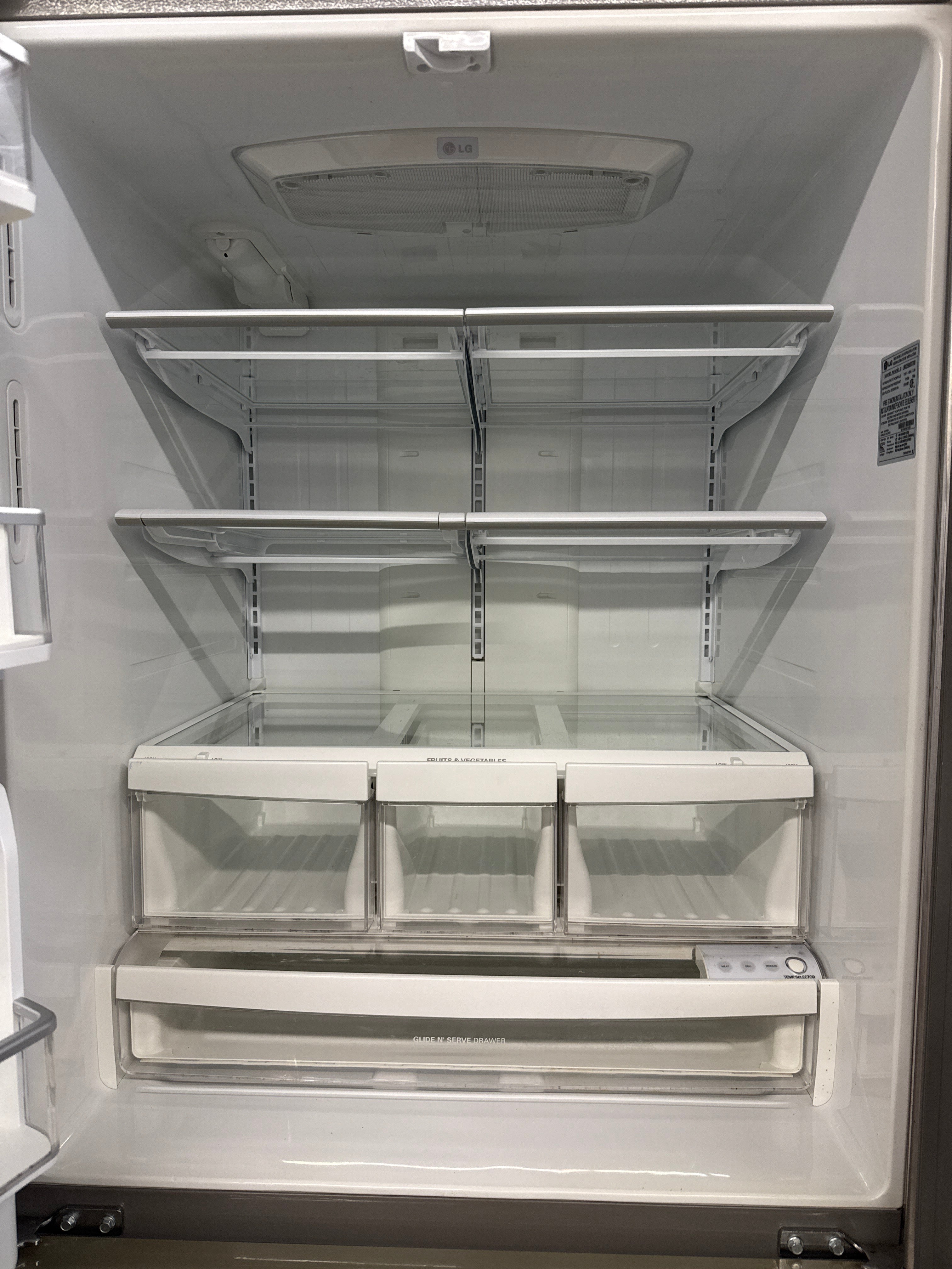 LG 33” French Door Refrigerator with Water & Ice Dispenser - LMX25988ST/00