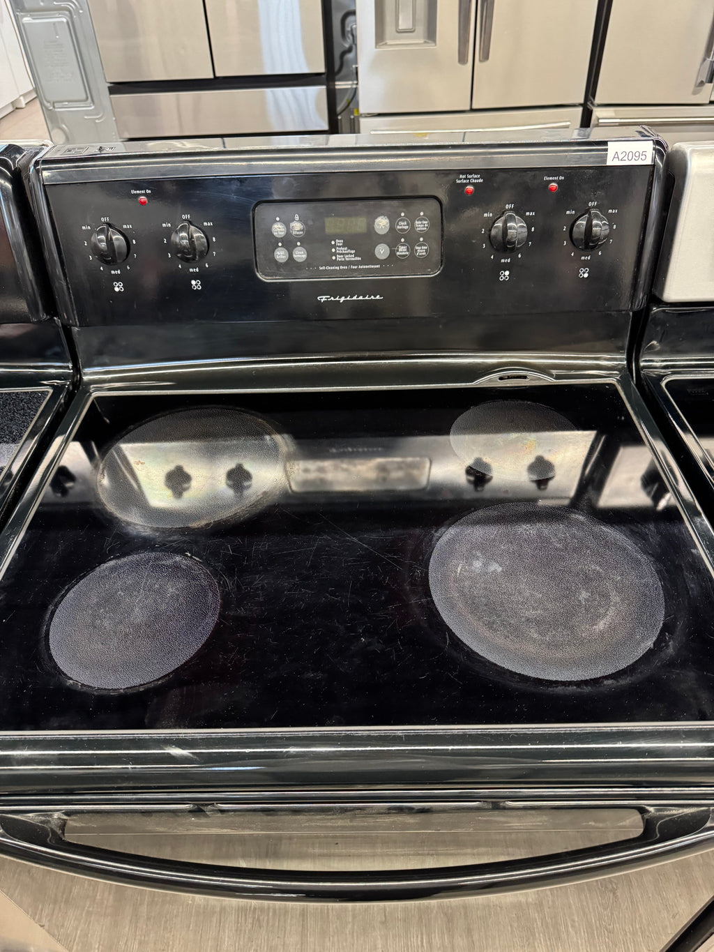 Frigidaire 30” Freestanding  Glass Top Range - CFEF372CB2