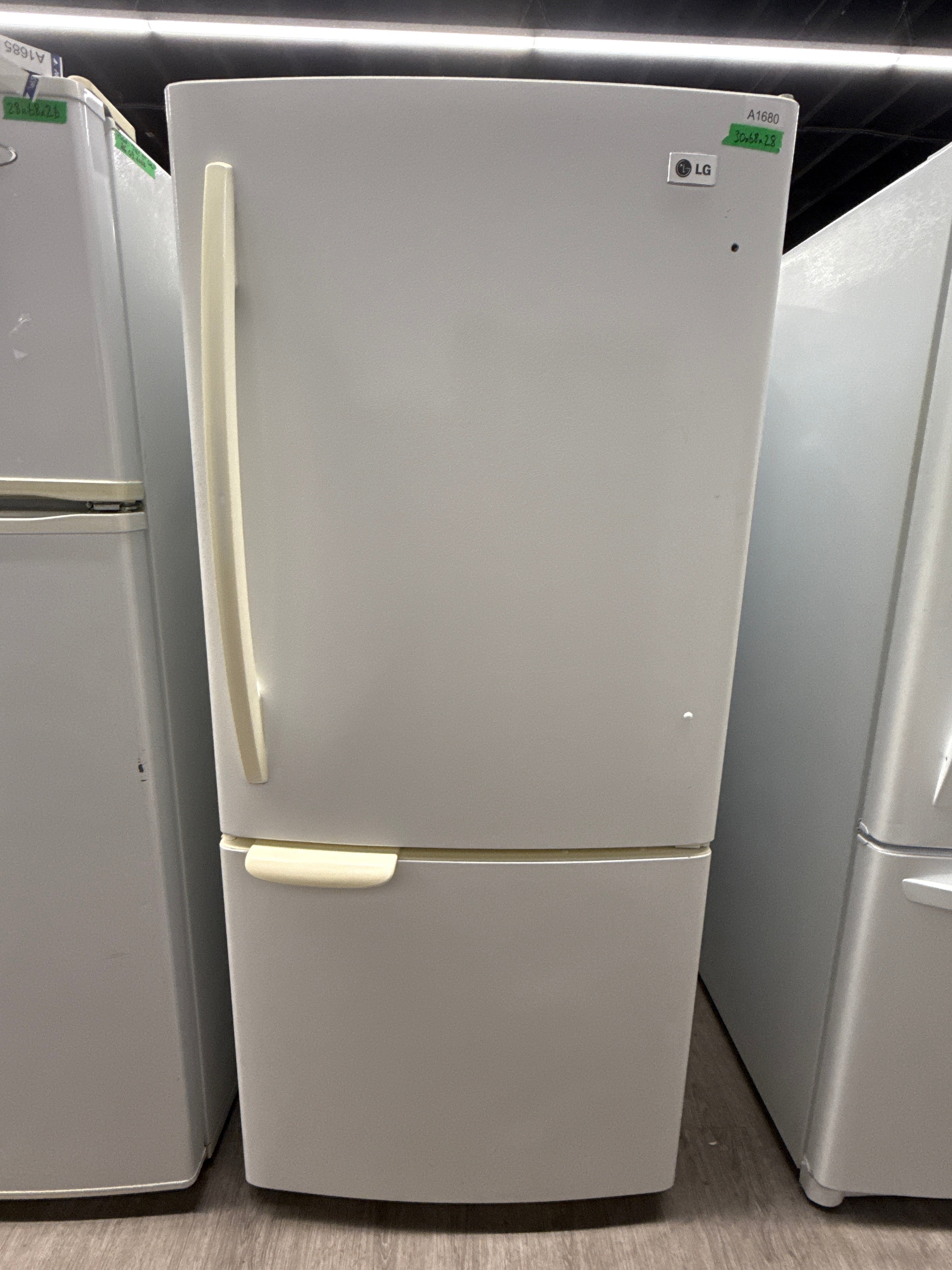 LG 30” Bottom Freezer Refrigerator - LRBN20514WW