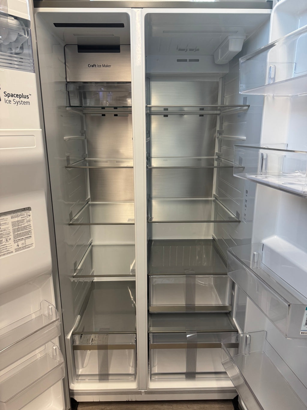 NEW - LG 36” Side by Side Refrigerator with Water & Ice Dispenser - LL27T3530S