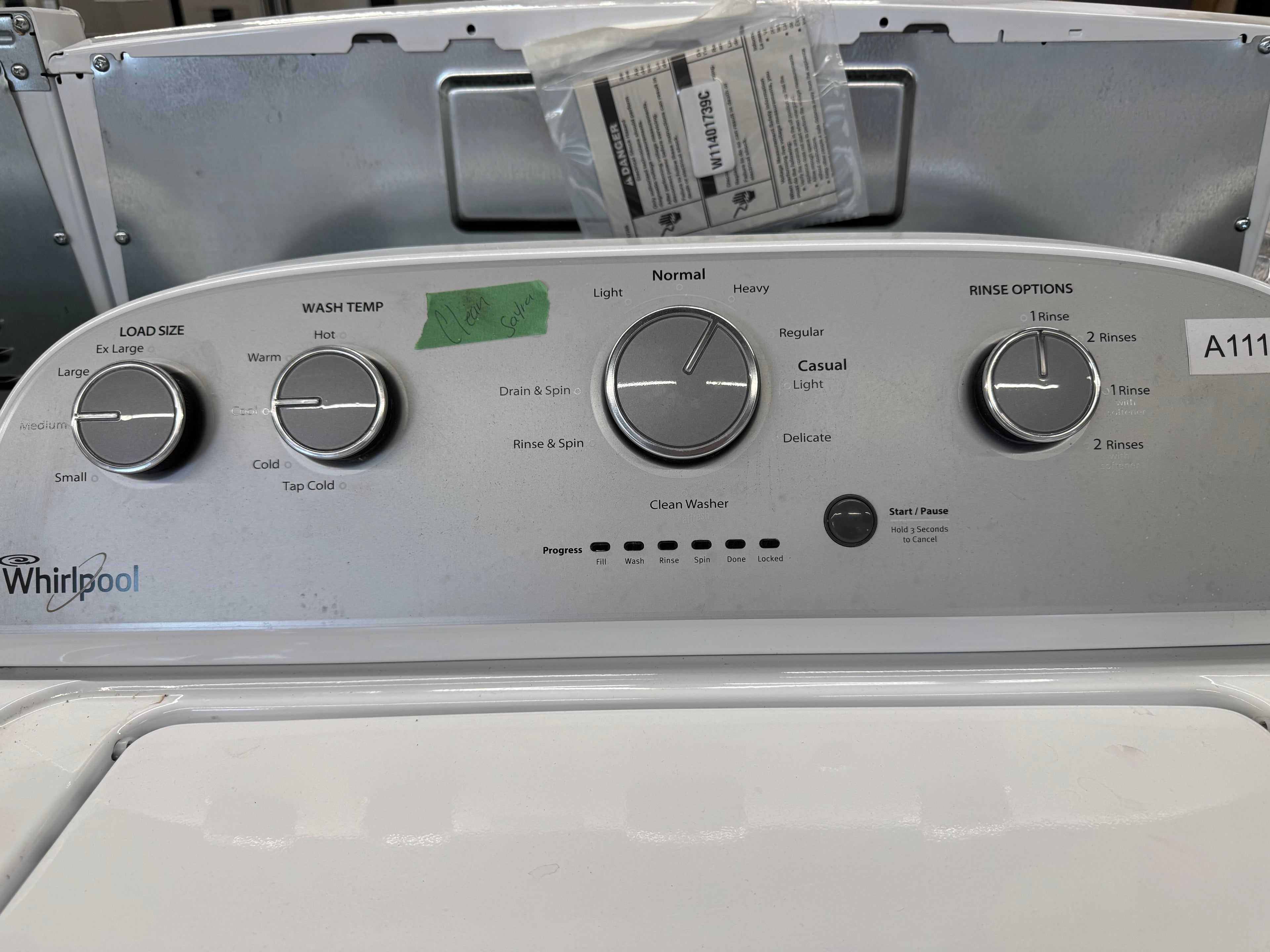 Whirlpool Laundry Set - WTW4800BQ1 & YWED49STBW0