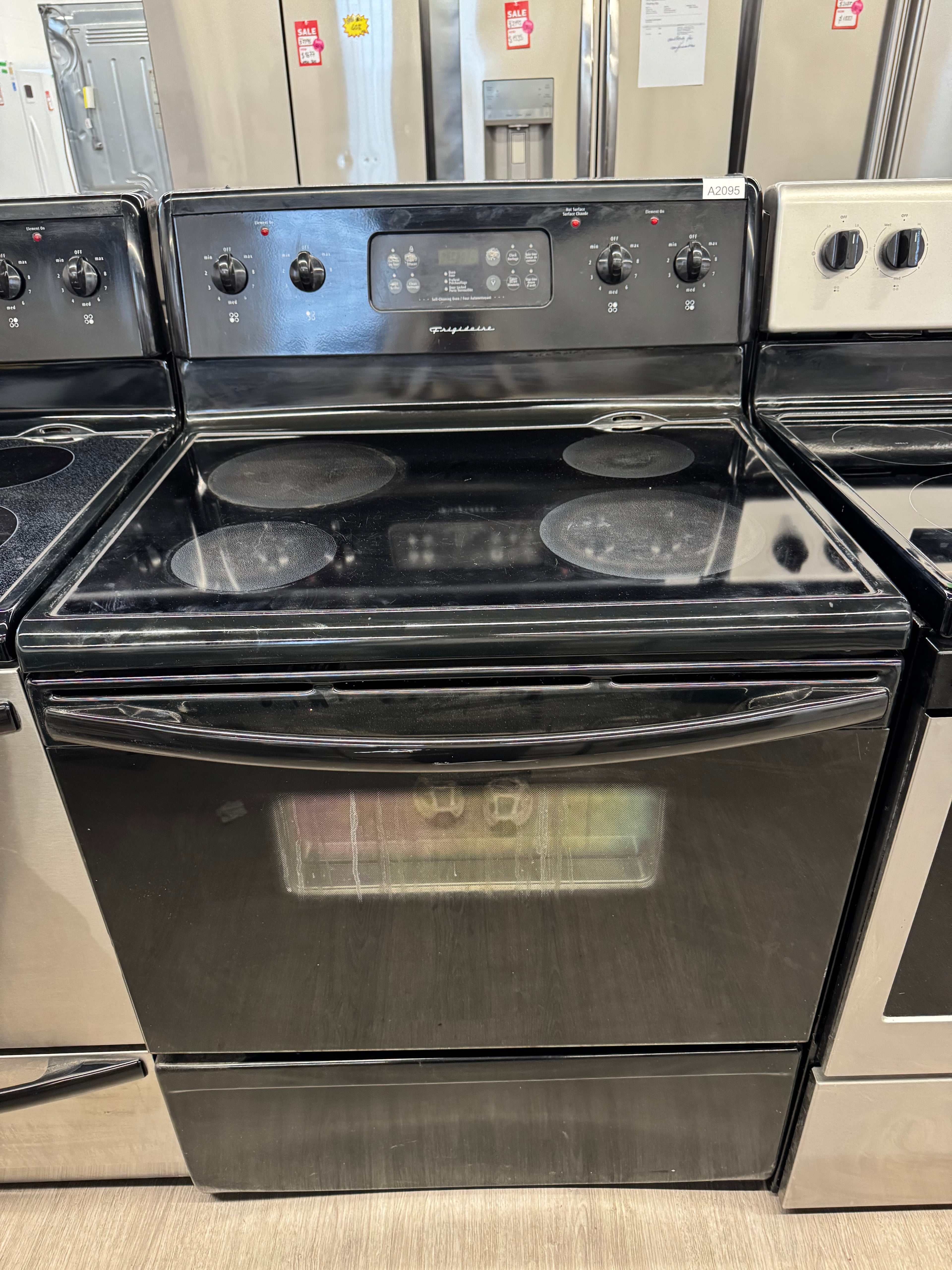 Frigidaire 30” Freestanding  Glass Top Range - CFEF372CB2