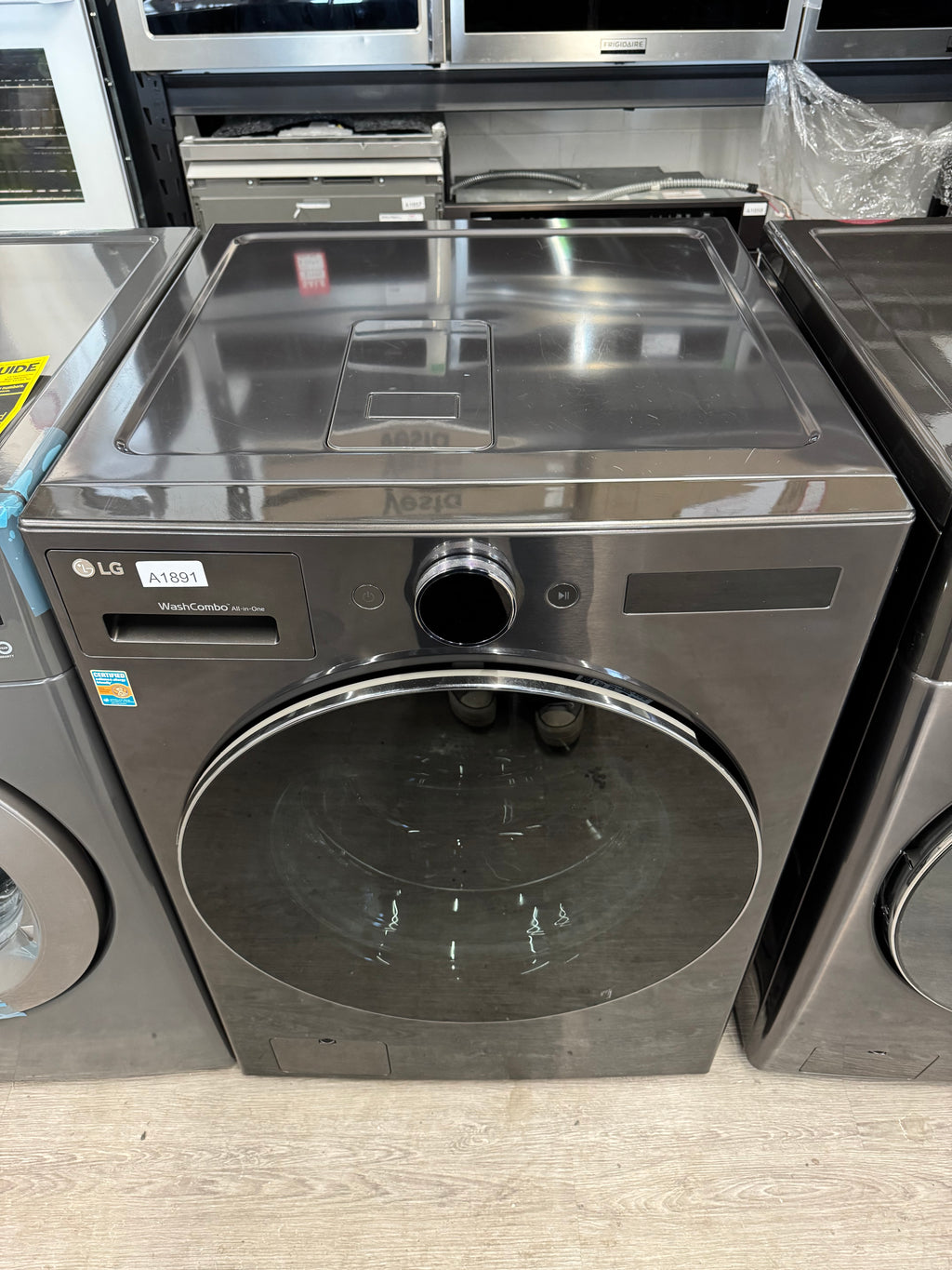 NEW - LG 27” All-In-One Washer Dryer Combo - WM6998HBA (1 Year Manufacturer Warranty)